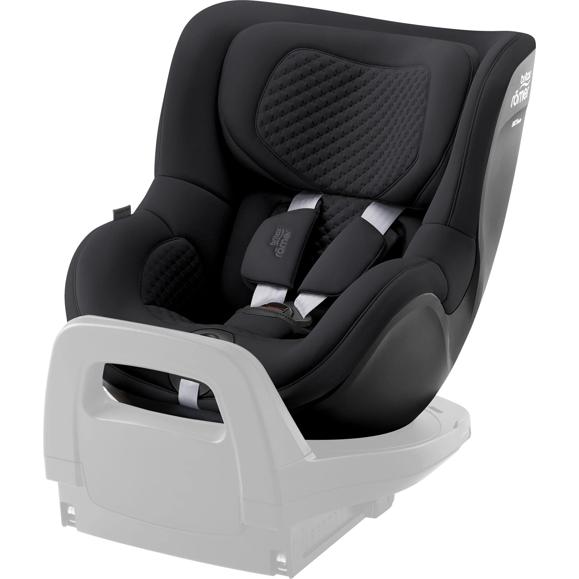Reboarder 0-18 kg, Gruppe 0+/1, Britax Diamond, Schwarz – Besonderheit: mit Base: 360° Drehfunktion zur leichteren Handhabung beim Anschnallen