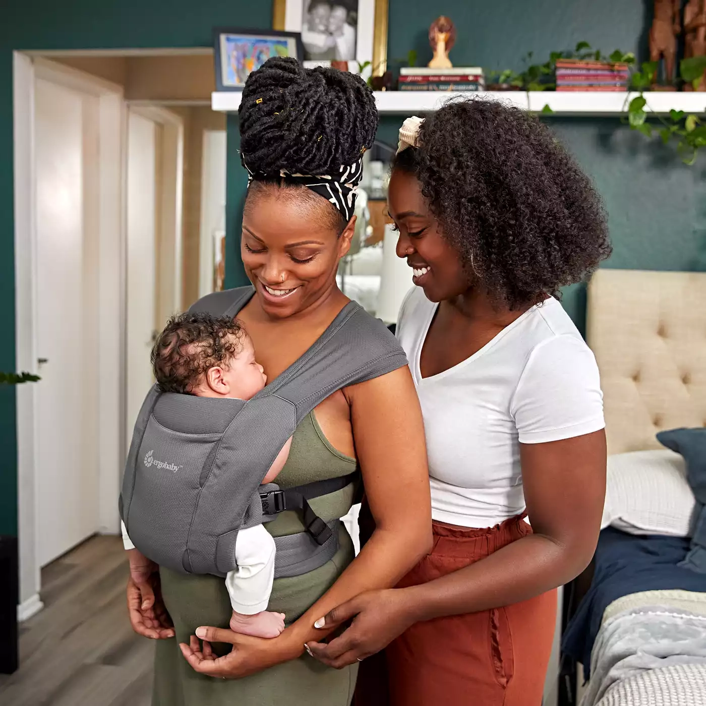 Babytragen Mesh, ERGObaby, Schwarz – Produktansicht