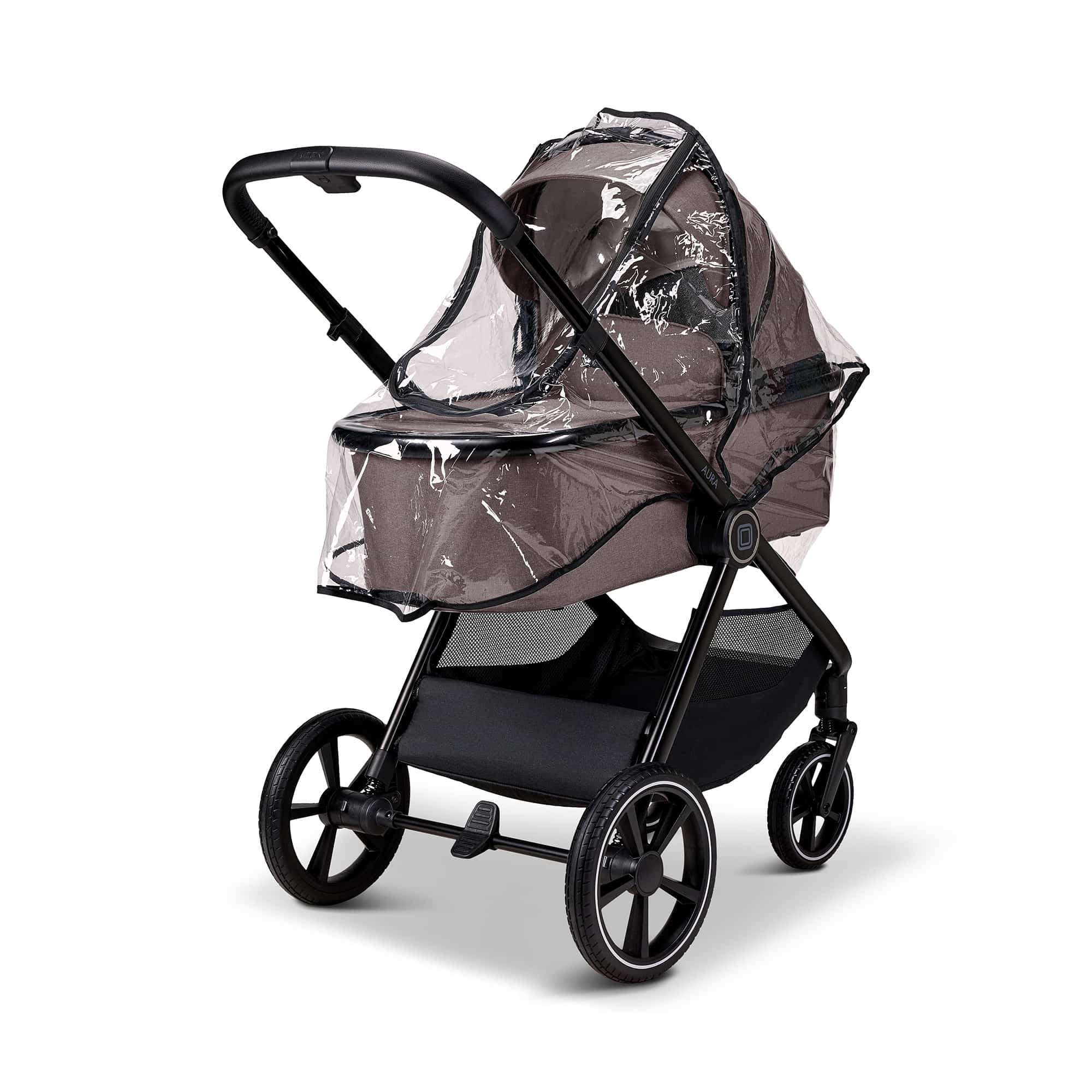 Kombi-Kinderwagen, MOON, Braun – Produktansicht