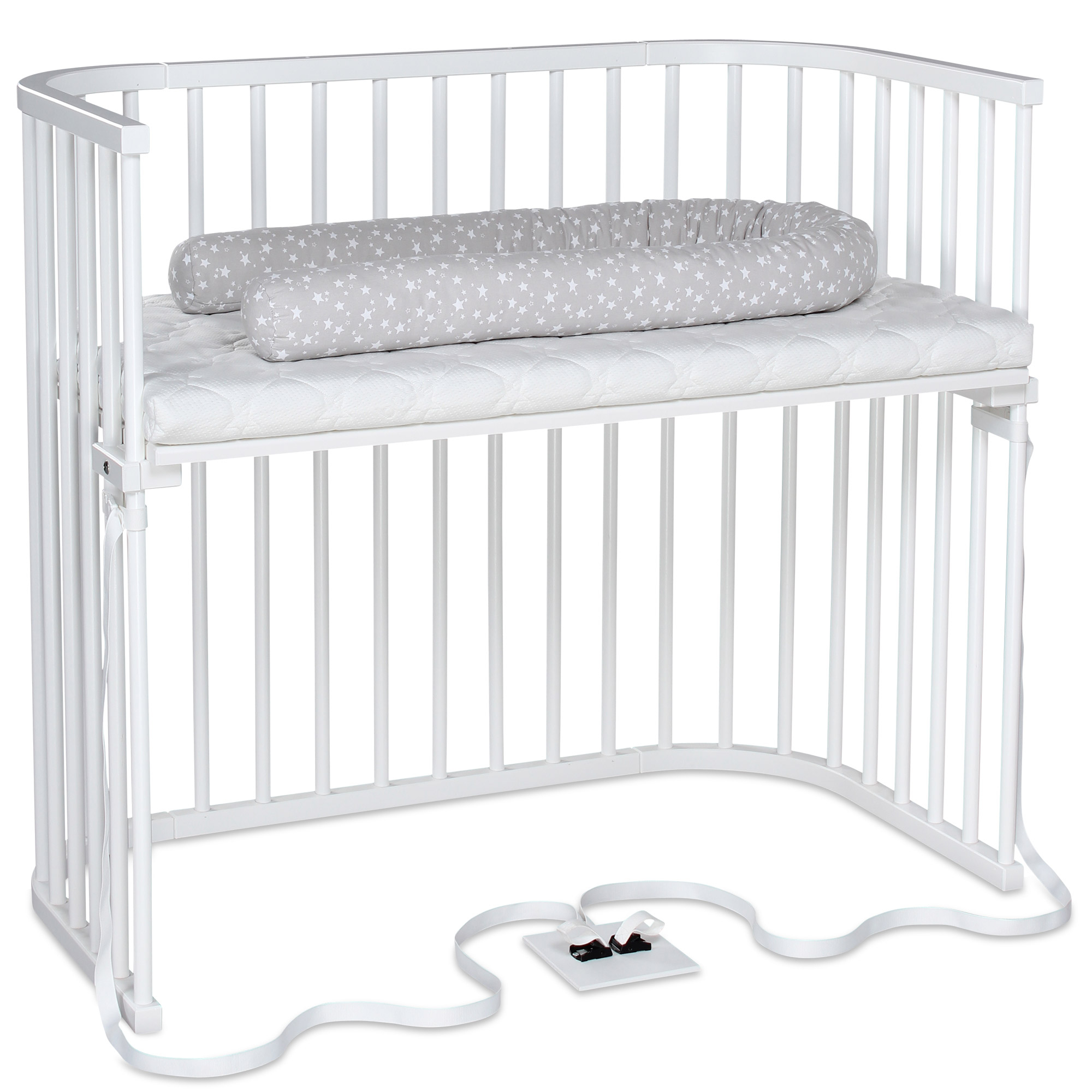 Beistellbetten, babybay, Weiß – Produktansicht