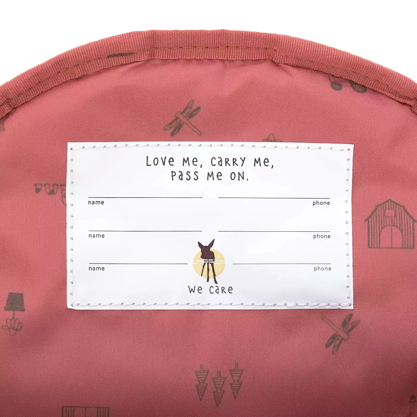 Kinderrucksäcke, LÄSSIG, Lila – Produktansicht