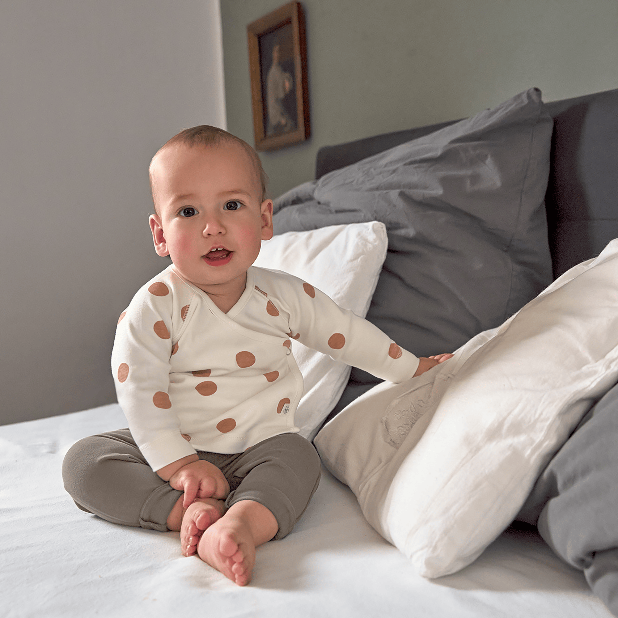 Schlupfhosen, LÄSSIG, Grau – Produktansicht