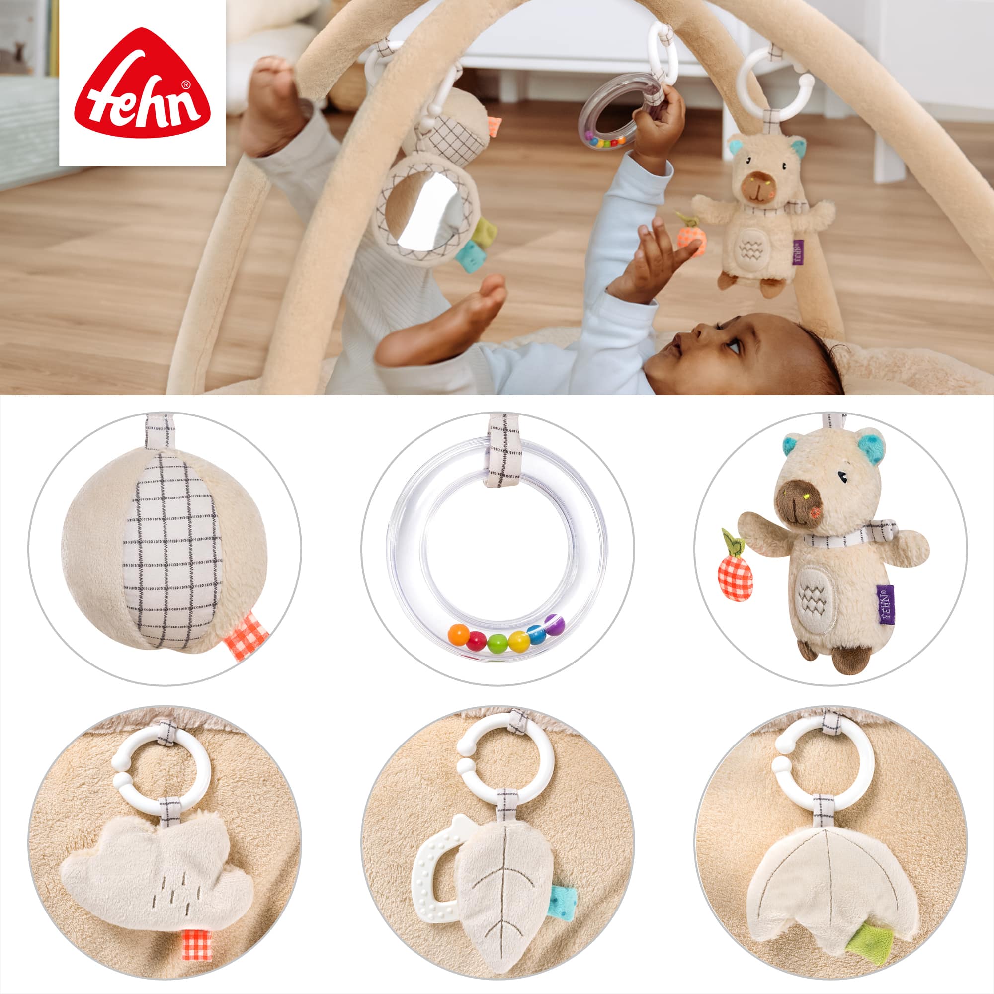 Spielbögen, vedes, Beige – Produktansicht