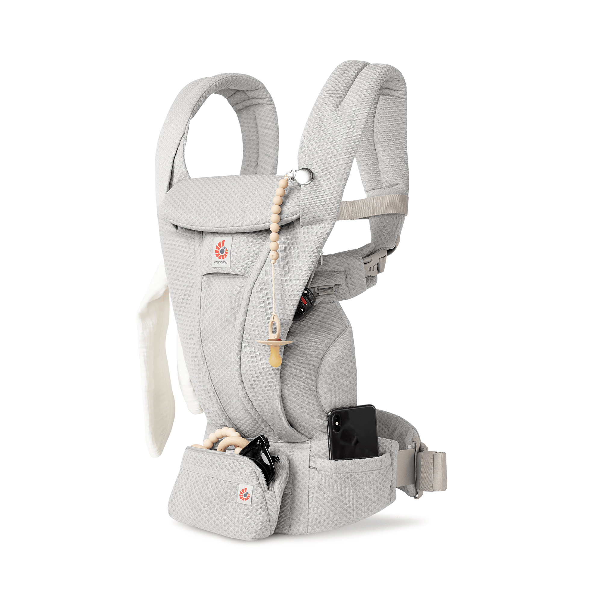 Fullbuckle Tragen, ERGObaby, Grau – Produktansicht