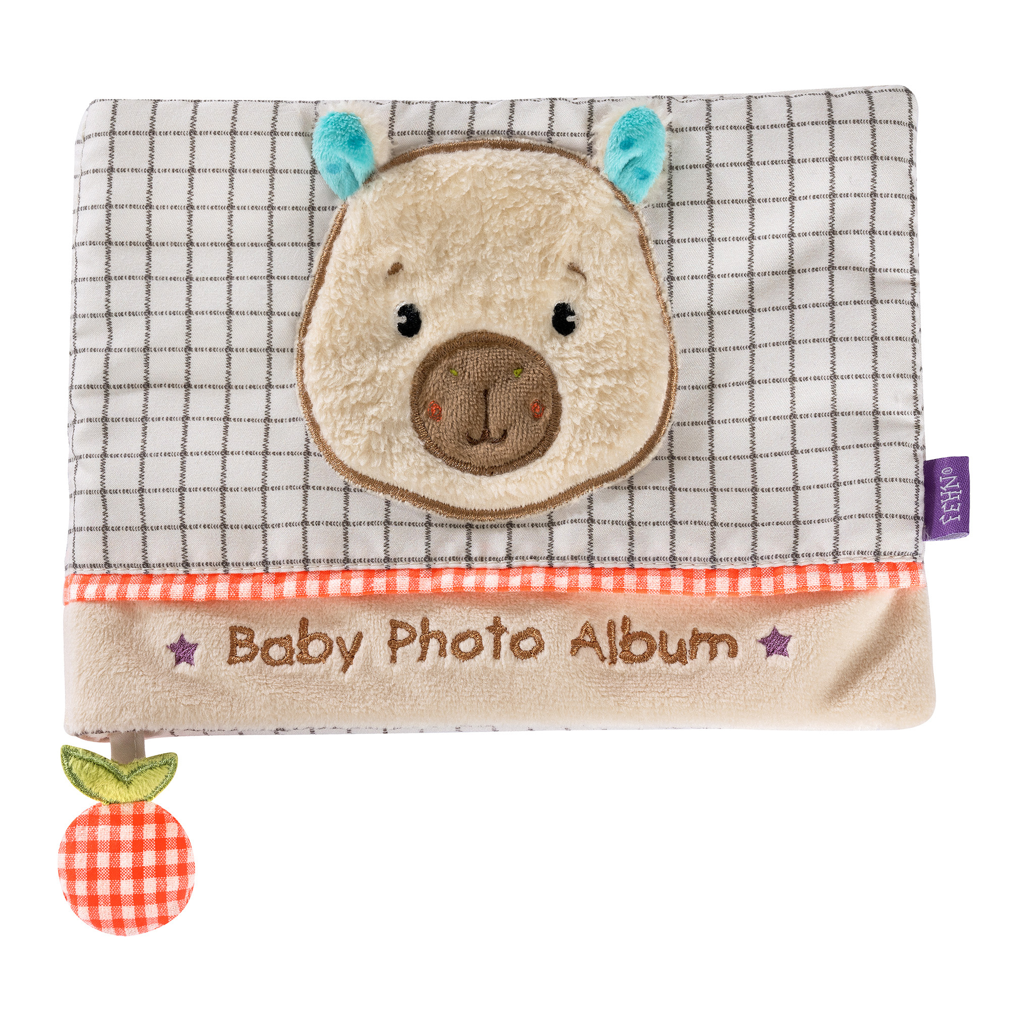 Kinderbücher, fehn, Beige – Besonderheit: im Albumformat 20 x 15 cm für 6 Fotos à 10 x 15 cm
