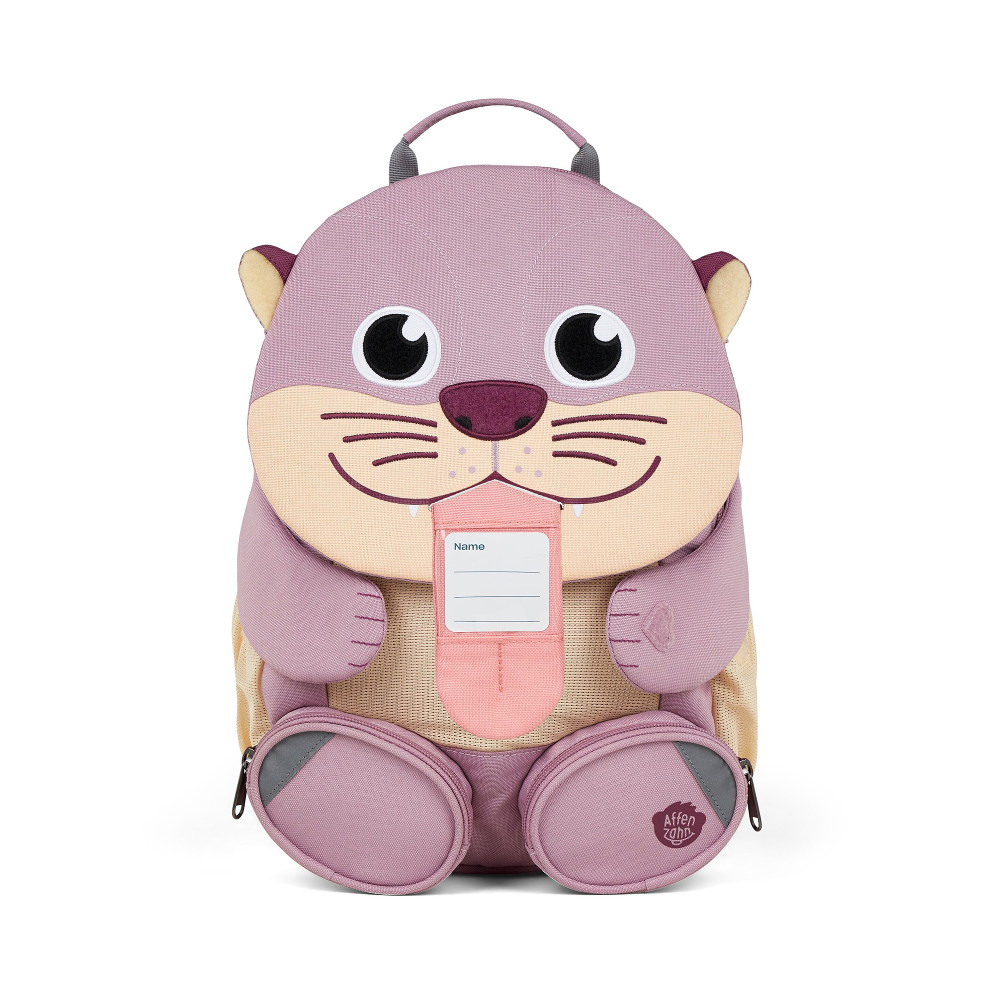 Kinderrucksäcke, Affenzahn, Braun – Besonderheit: höhen- und weitenverstellbarer Brustgurt für eine ideale Anpassung an den Körper