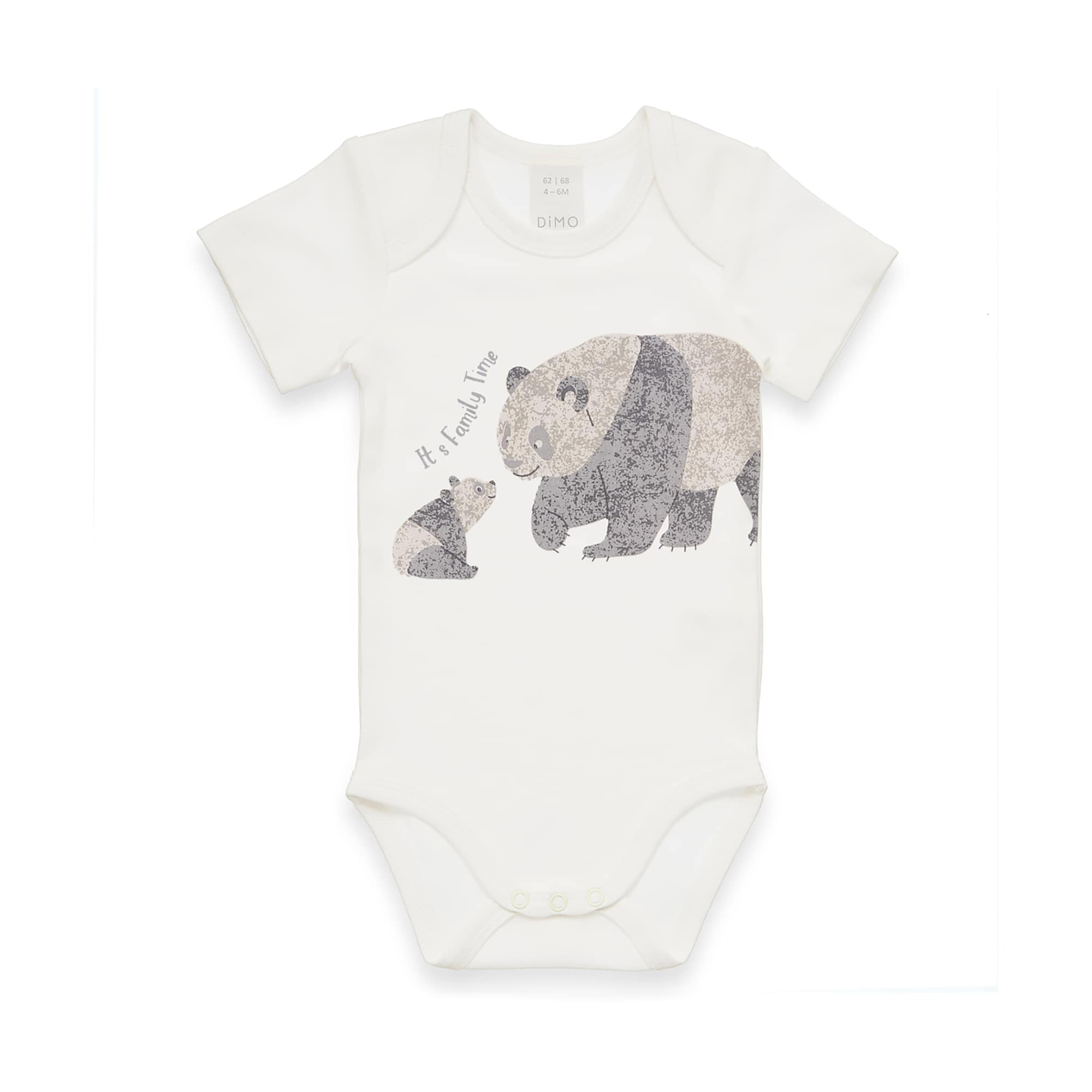 Kurzarmbodys, DIMO, Weiß – Besonderheit: aus 100% Baumwolle