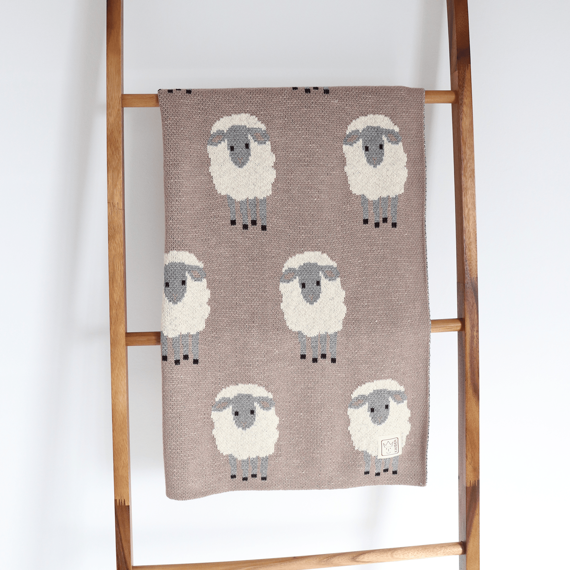 Strickdecken, KAISER, Braun – Produktansicht