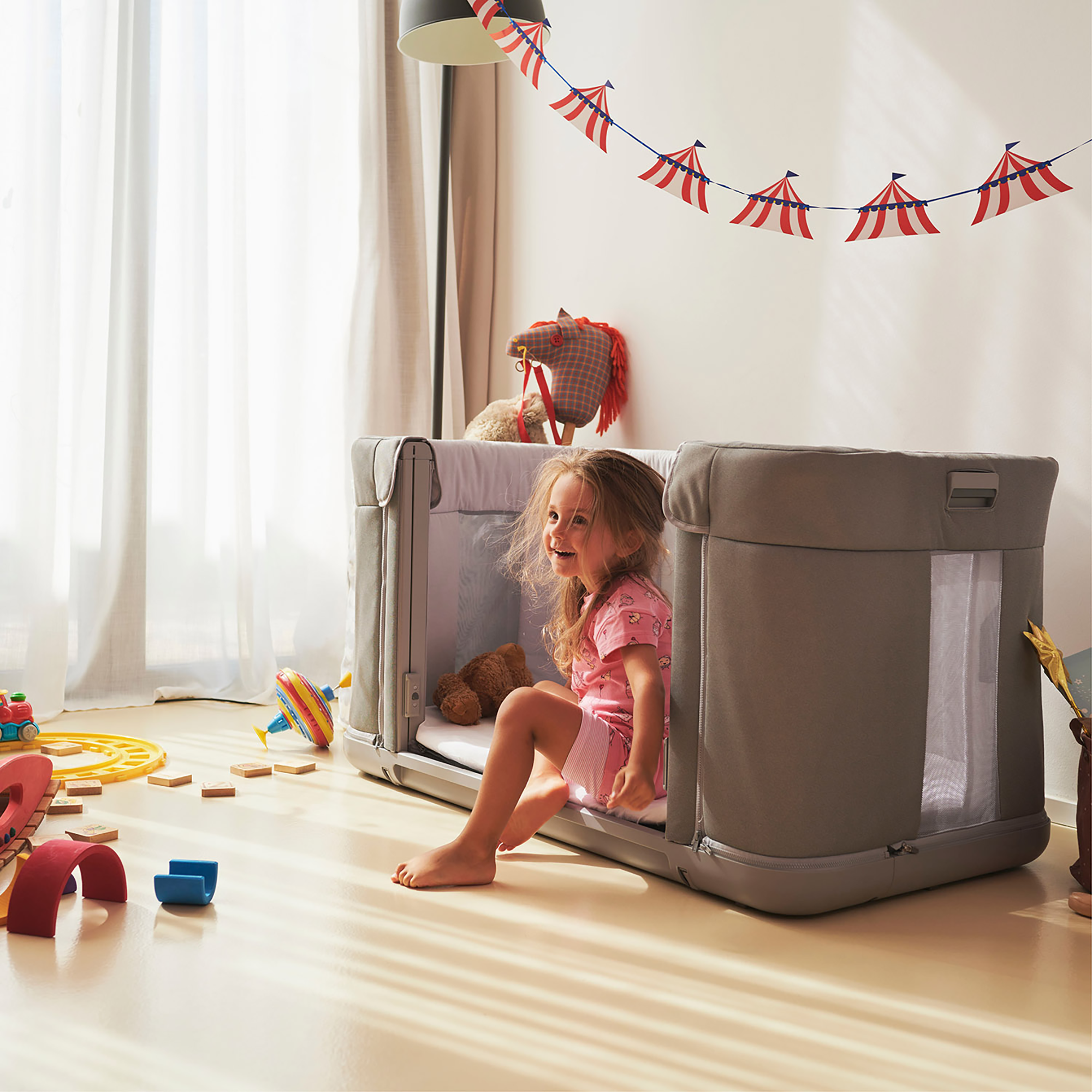 Beistellbetten, chicco, Grau – Produktansicht