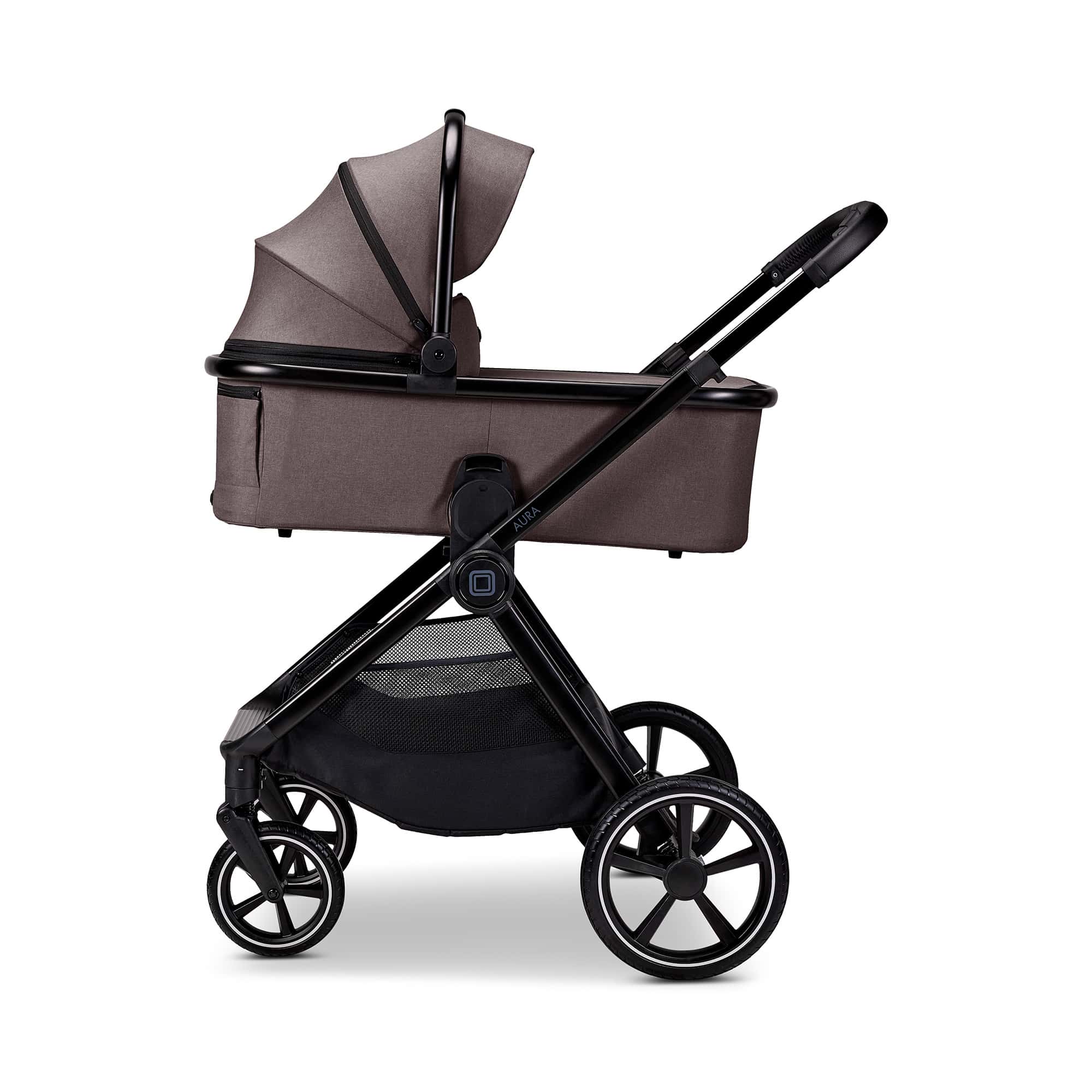 Kombi-Kinderwagen, MOON, Braun – Produktansicht