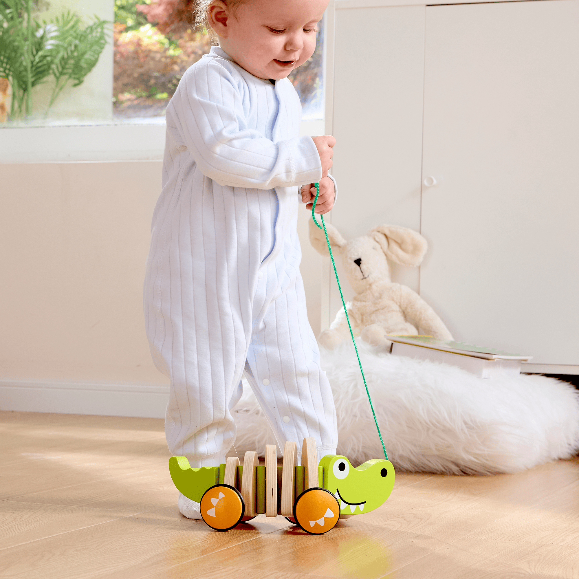Schiebetiere, Hape, Grün – Produktansicht