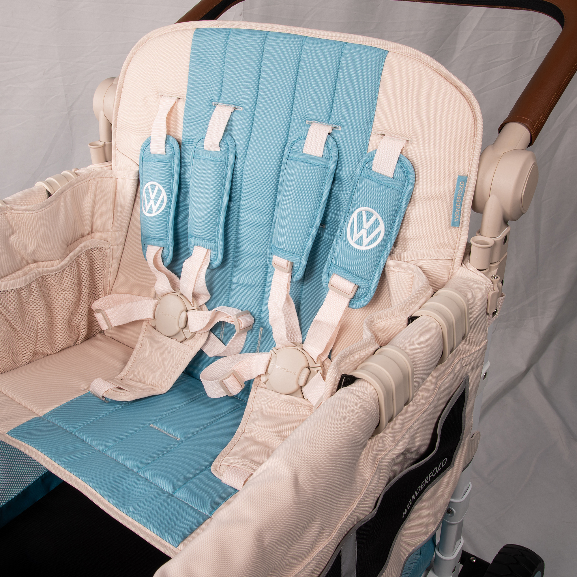 Zwillingswagen & Geschwisterwagen, WONDERFOLD, Blau – Produktansicht