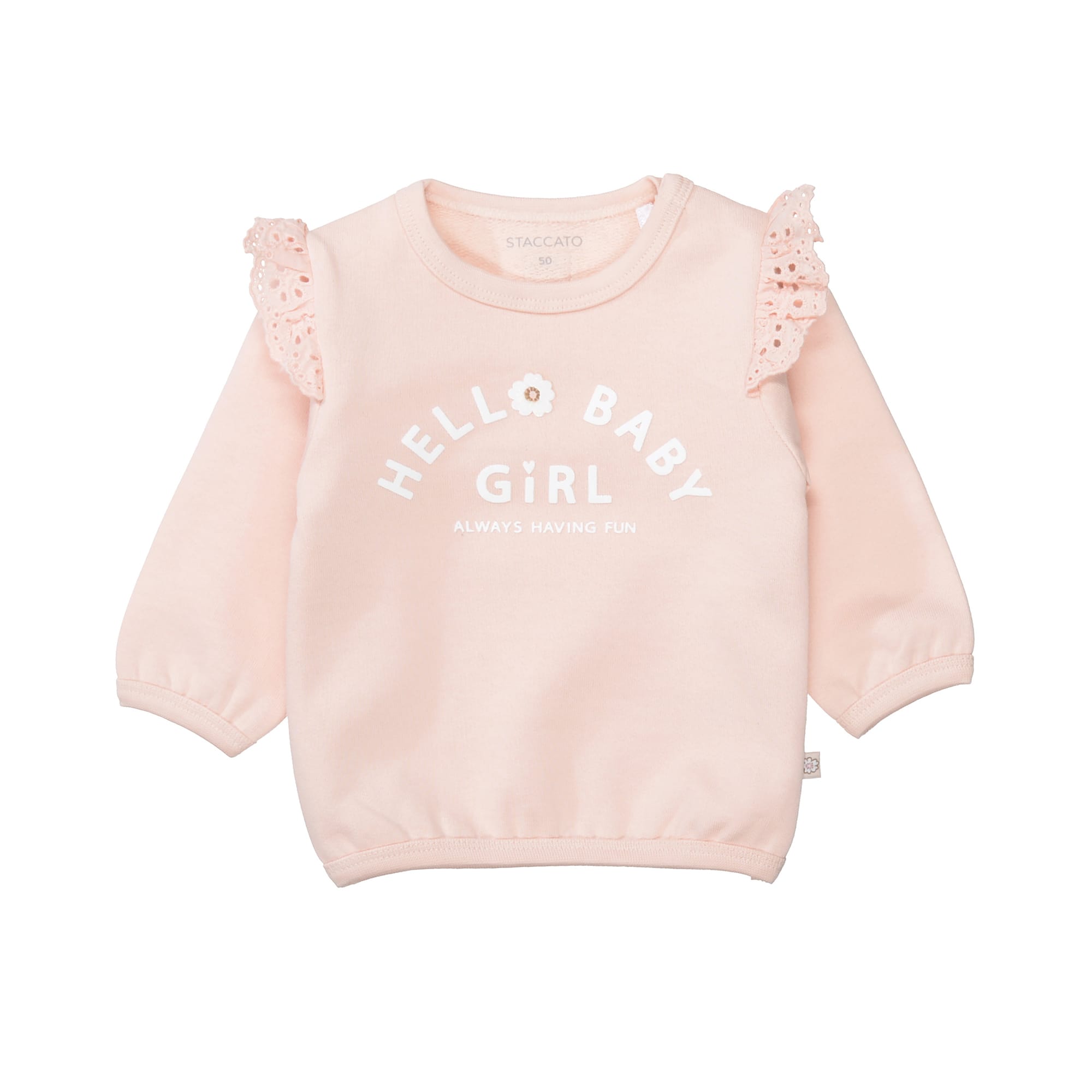 Pullover & Sweatshirts, STACCATO, Orange – Besonderheit: aus 100% Baumwolle