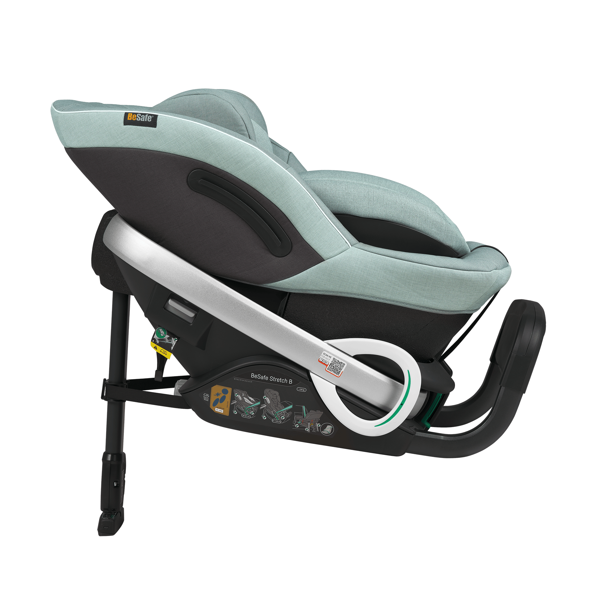 Reboarder 0-18 kg, Gruppe 0+/1, BeSafe, Grün – Produktansicht