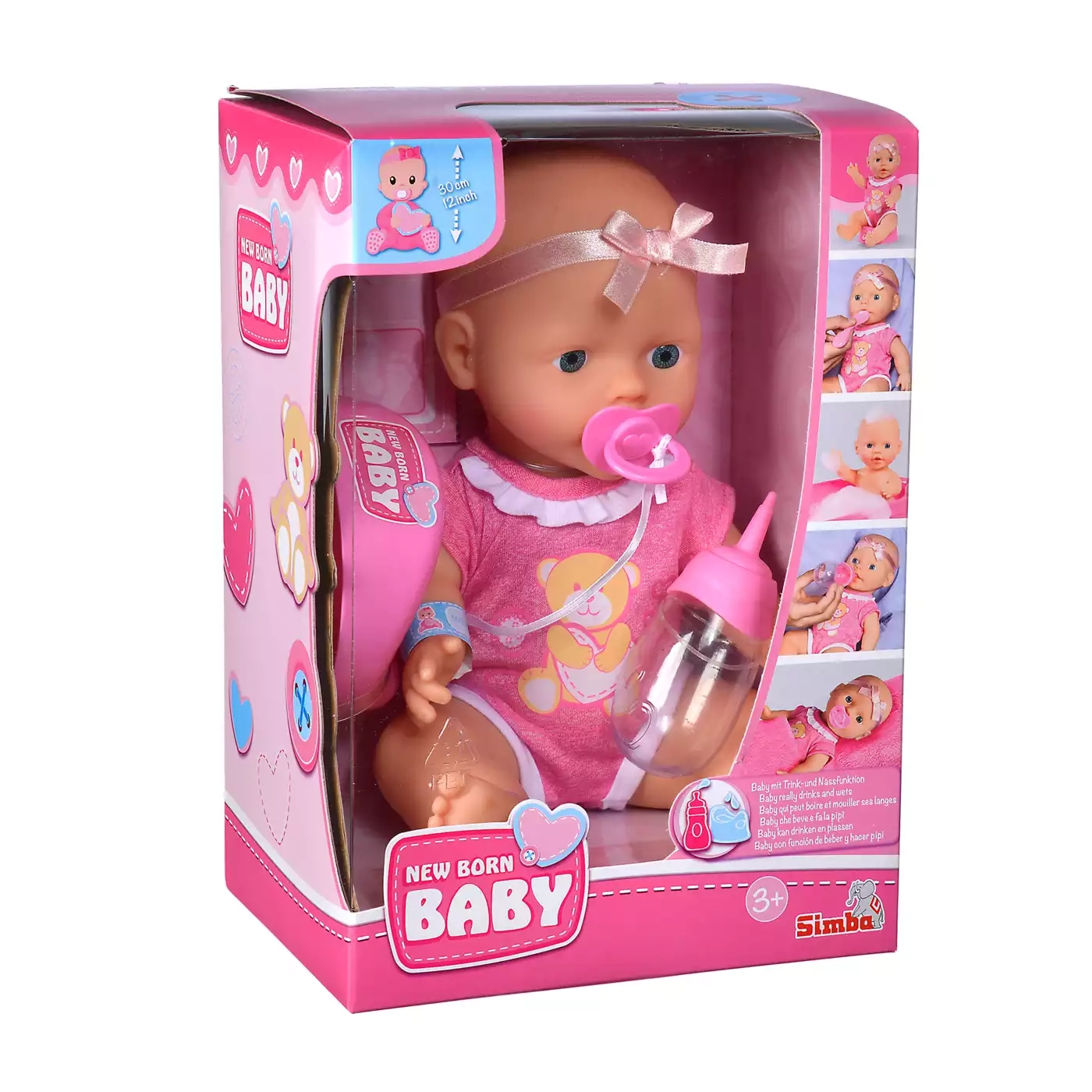Puppen & Puppenwagen, Simba, Pink – Produktansicht