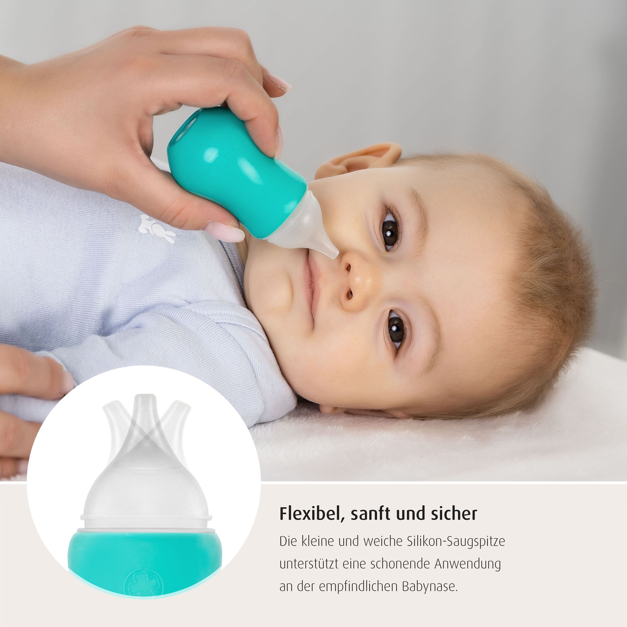 Nasensauger, reer, Blau – Produktansicht