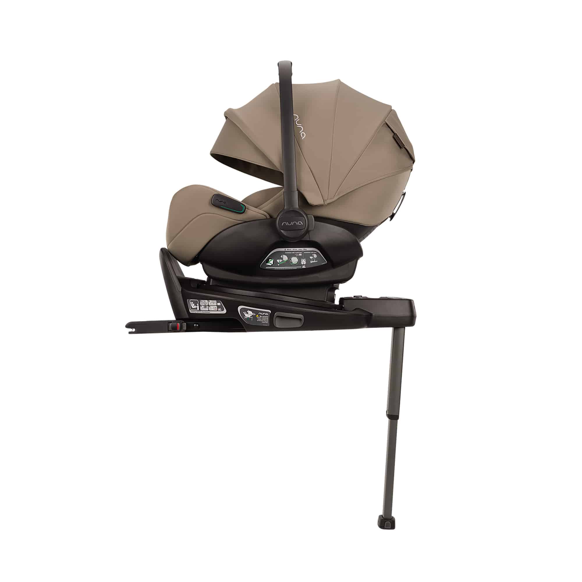 Babyschalen 0-13 kg, Gruppe 0+, nuna, Braun – Produktansicht