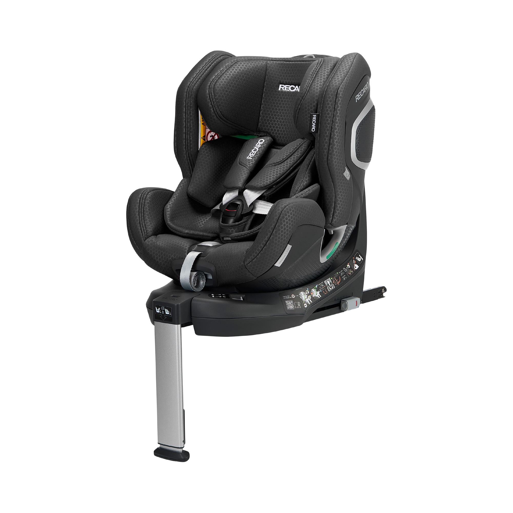 Reboarder 0-18 kg, Gruppe 0+/1, RECARO, Schwarz – Besonderheit: Neugeboreneneinlage mit stoßabsorbierendem Schaum