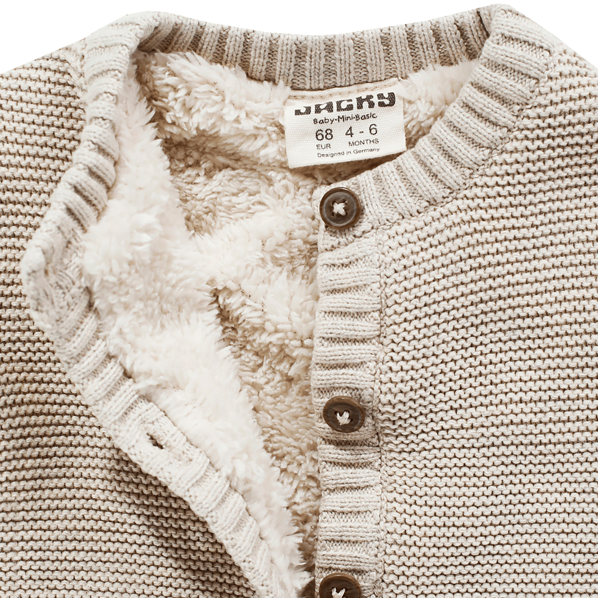 Sweat-, Fleece- & Strickjacken, JACKY, Beige – Produktansicht
