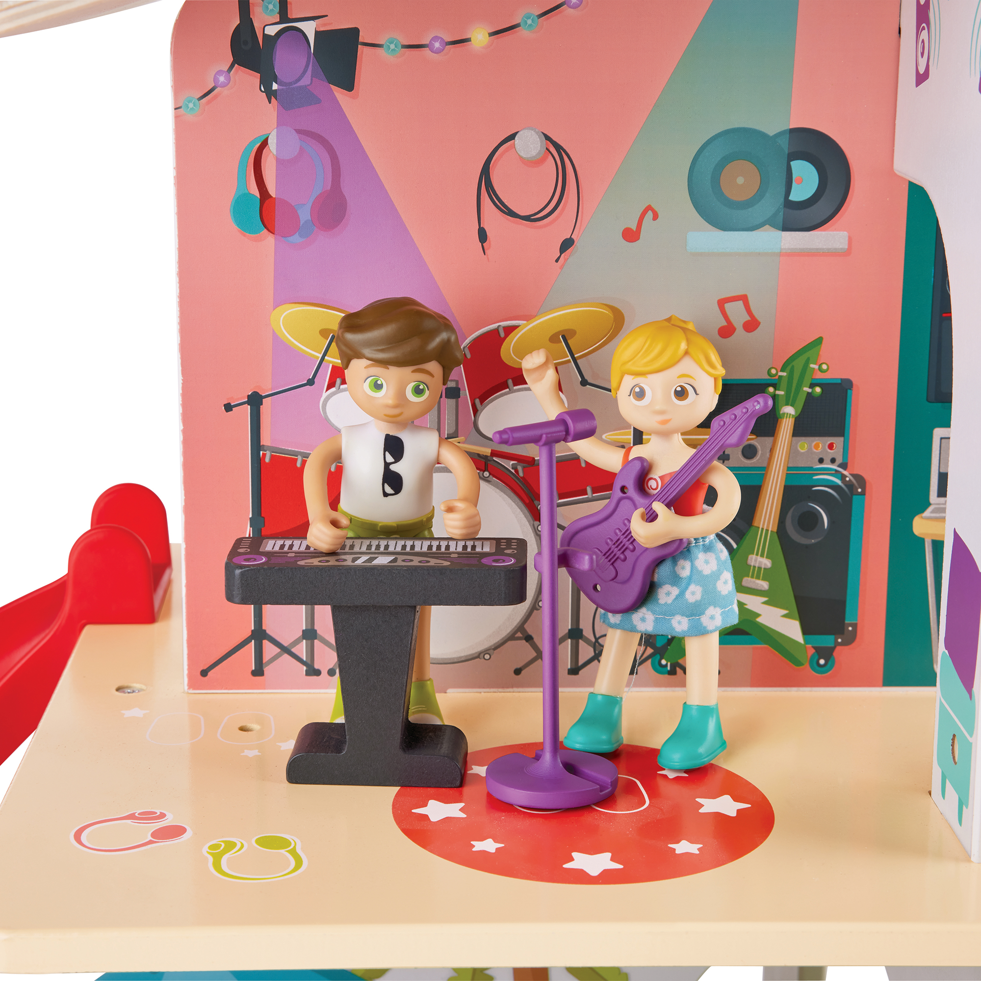 Puppen & Puppenwagen, Hape, Mehrfarbig – Produktansicht