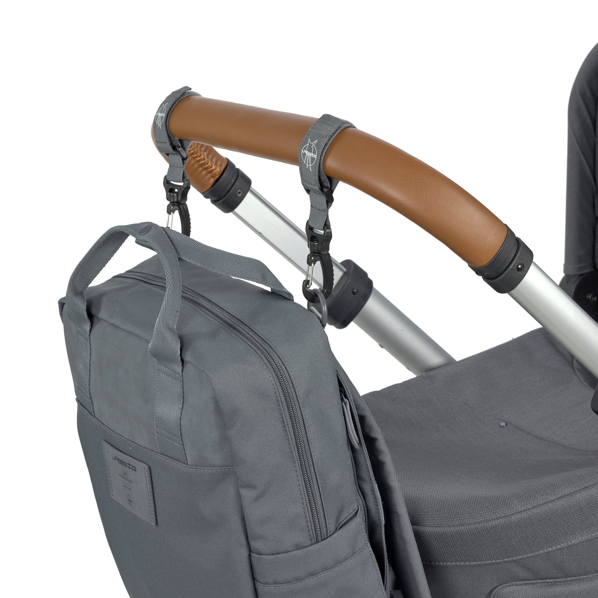 Wickelrucksäcke, LÄSSIG, Grau – Produktansicht