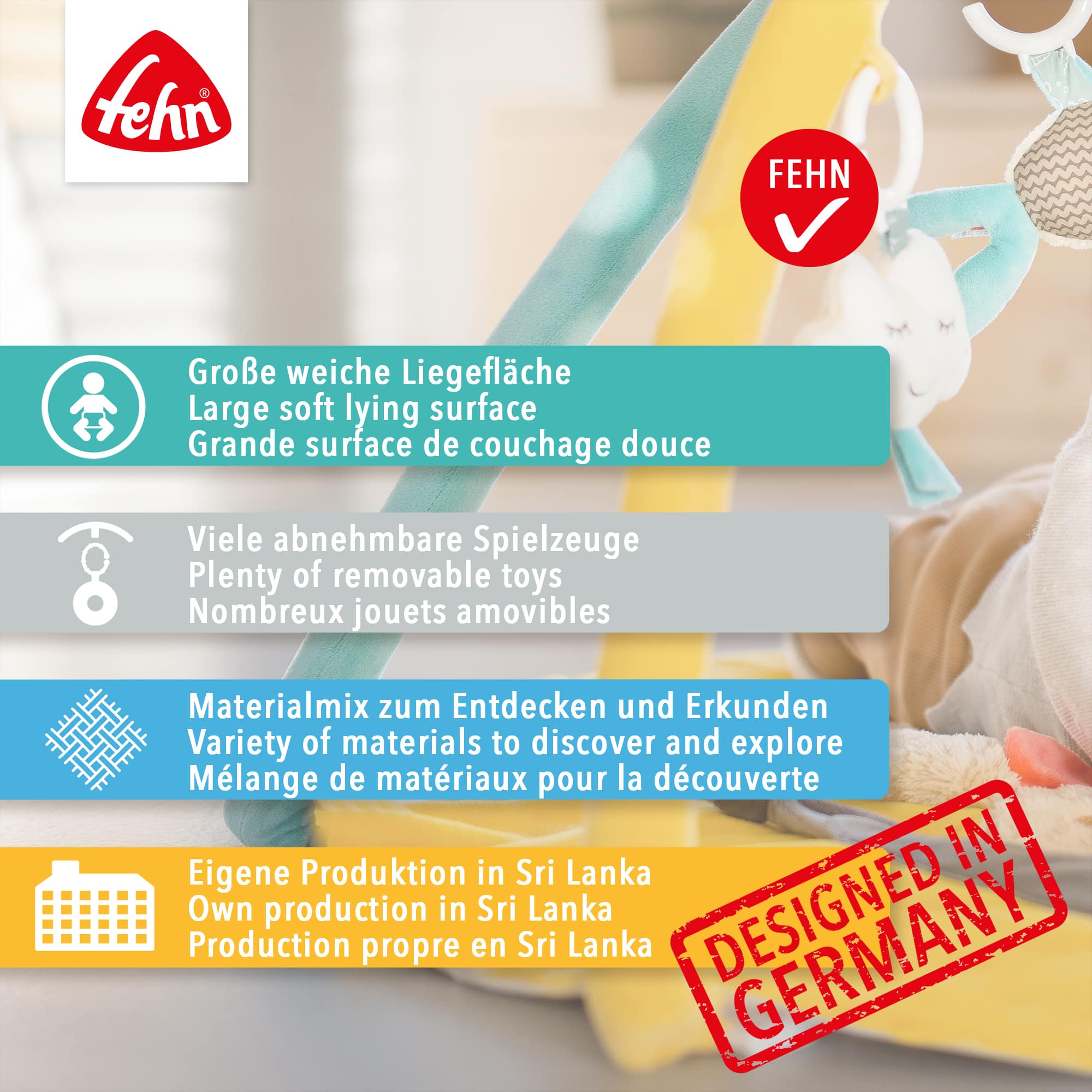 Spielbögen, fehn, Grün – Produktansicht