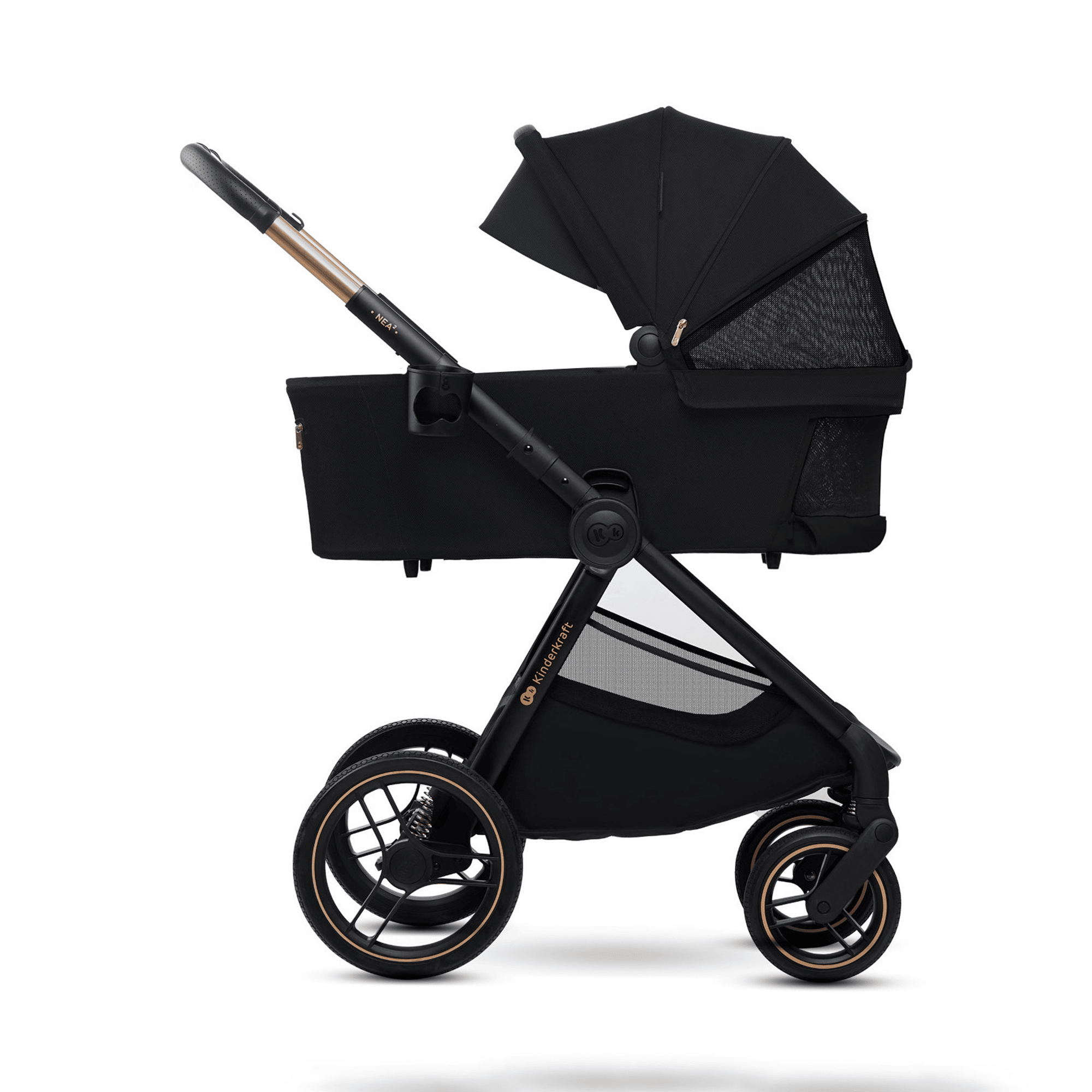 Kombi-Kinderwagen, Kinderkraft, Schwarz – Produktansicht