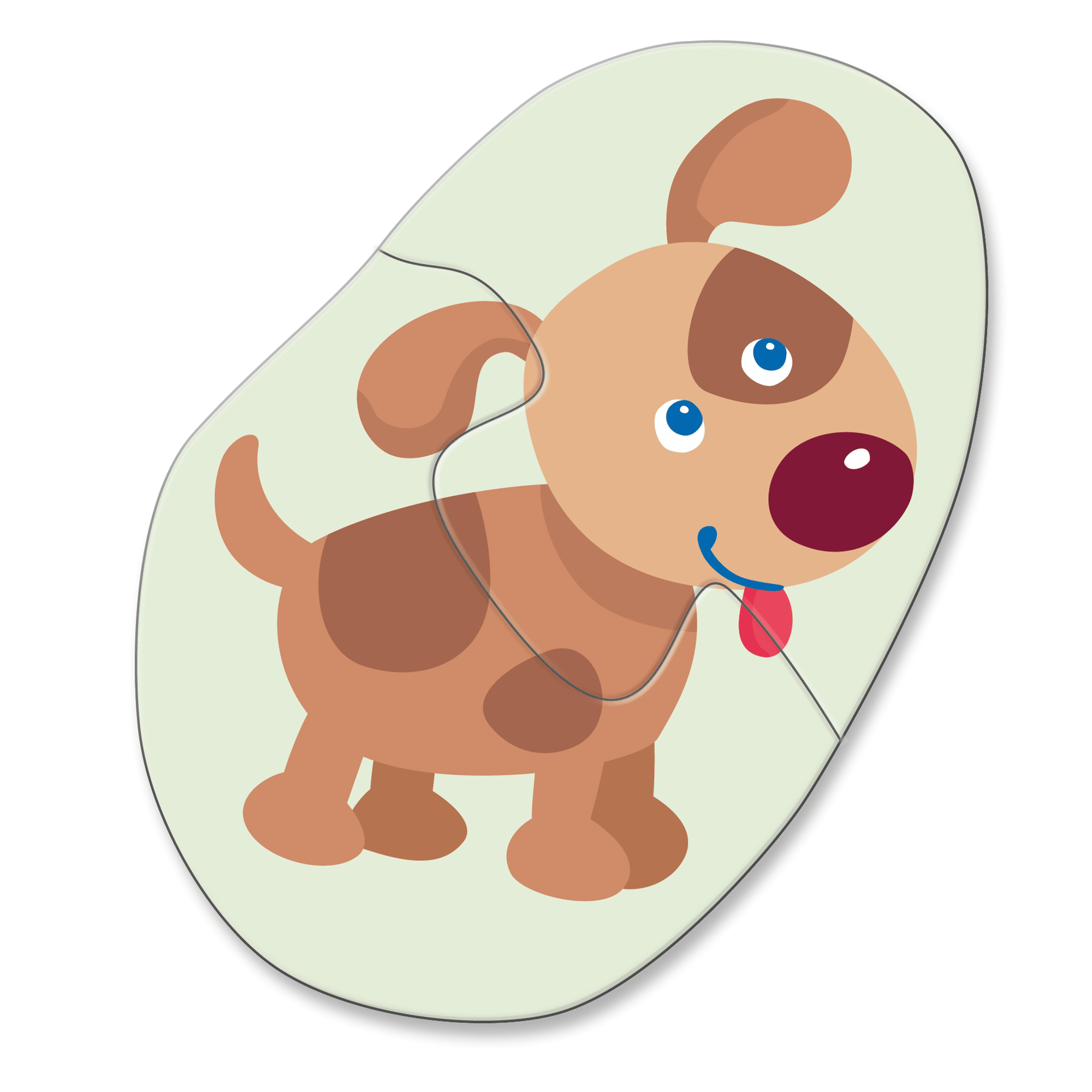Puzzle, HABA, Mehrfarbig – Besonderheit: 4 putzige Motive