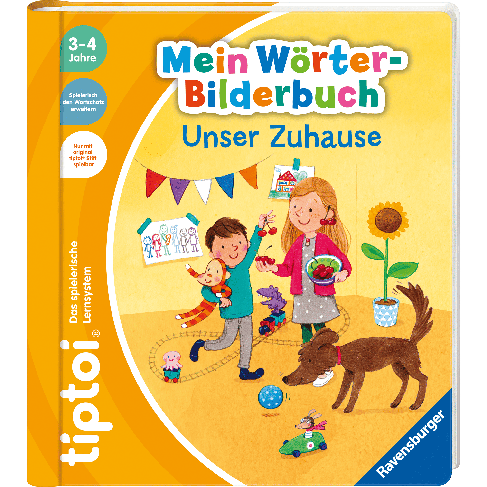 tiptoi Mein Wörter-Bilderbuch Unser Zuhause Ravensburger Orange 2000582974308 1