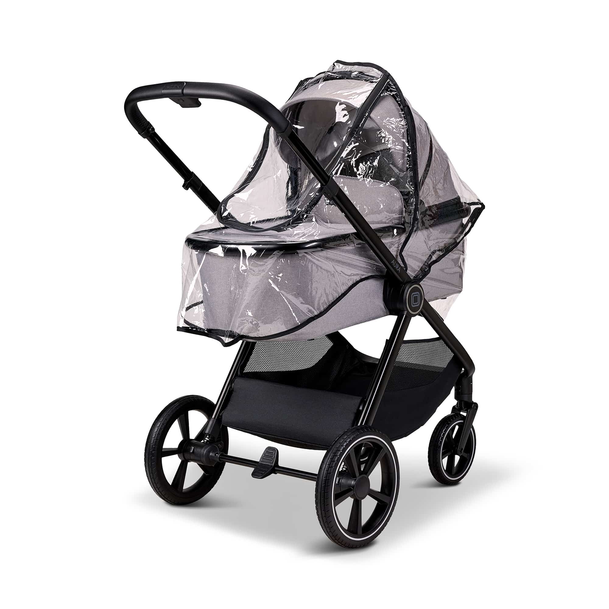 Kombi-Kinderwagen, MOON, Grau – Produktansicht