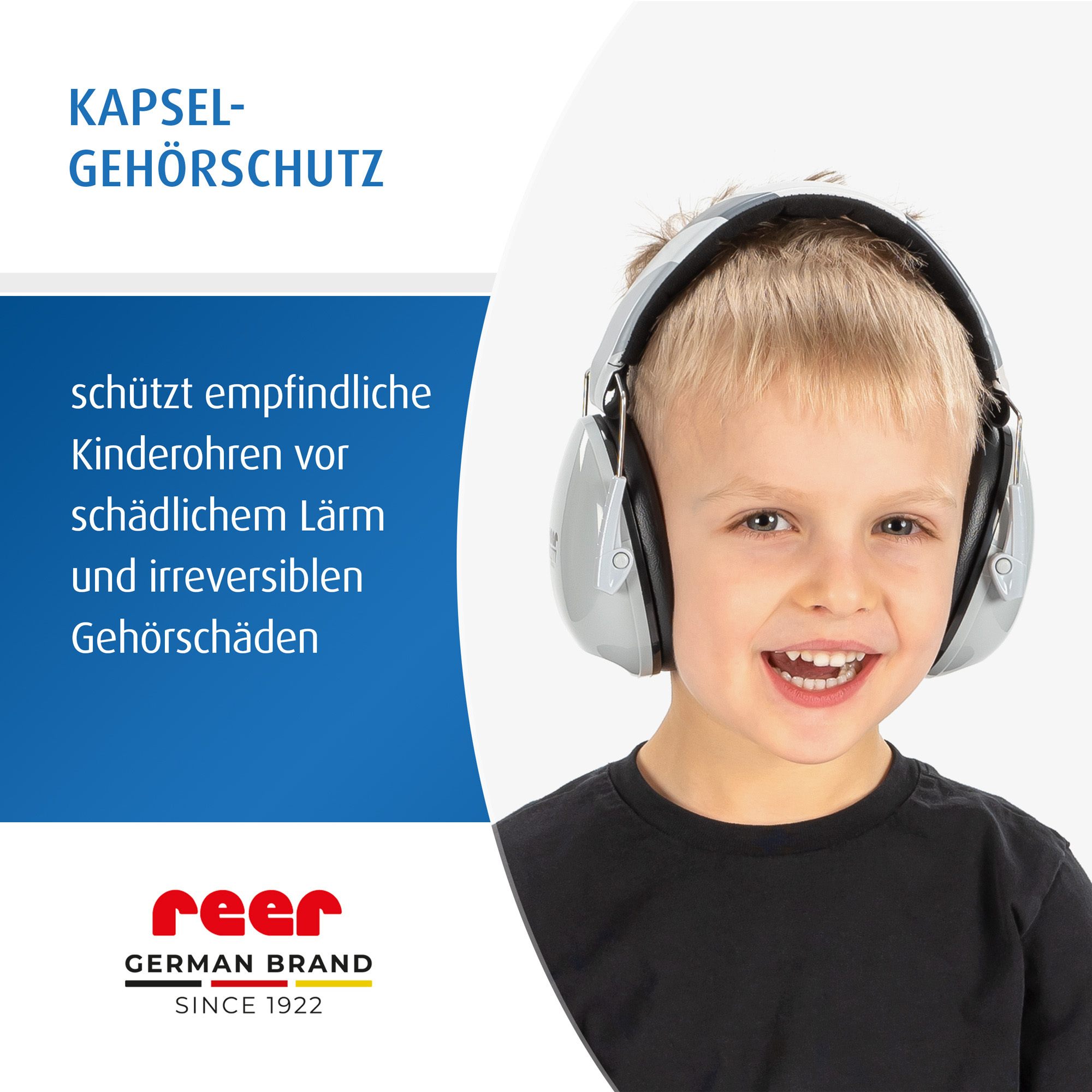 Gehörschutz, reer, Grau – Produktansicht