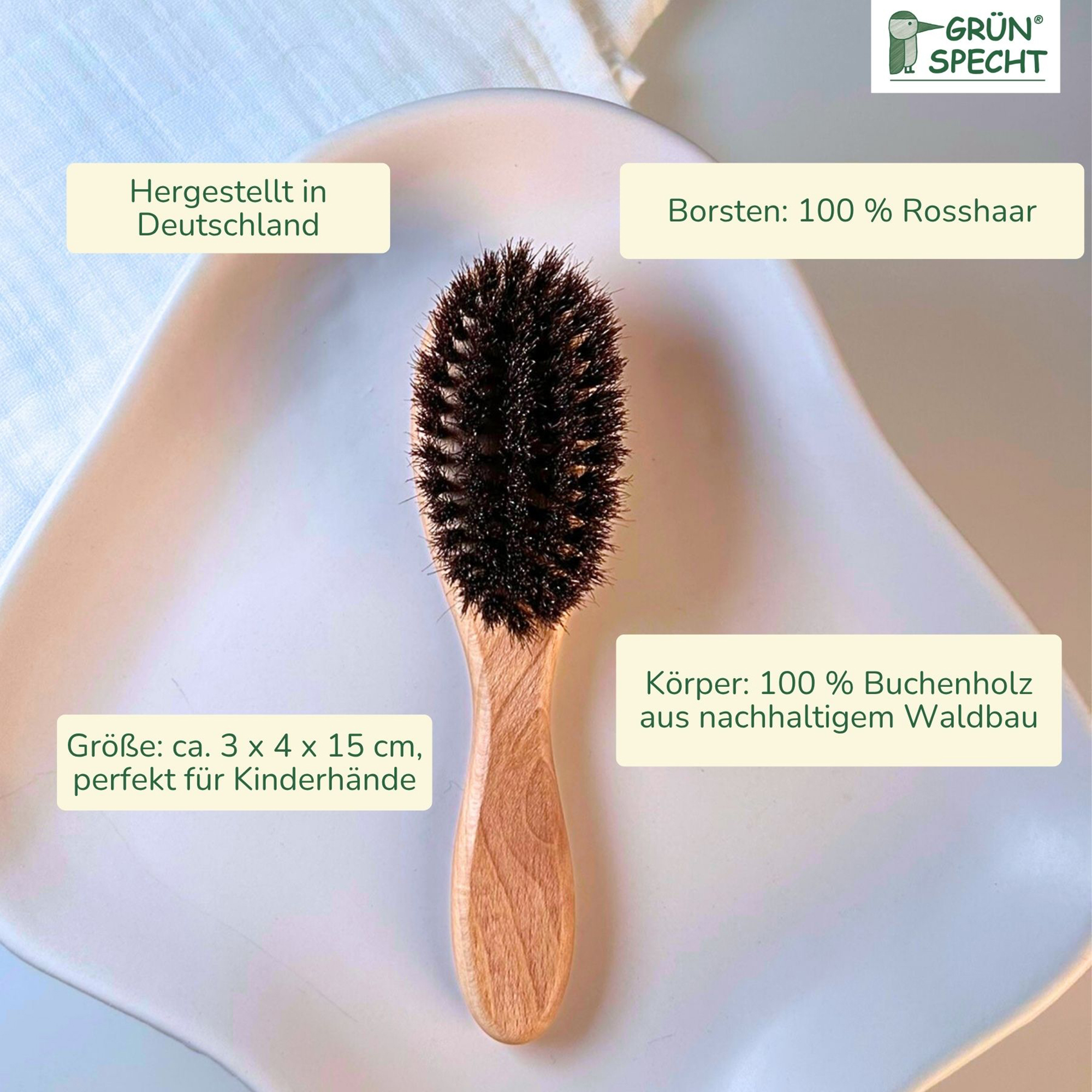 Körperpflege, GRÜNSPECHT, Braun – Produktansicht