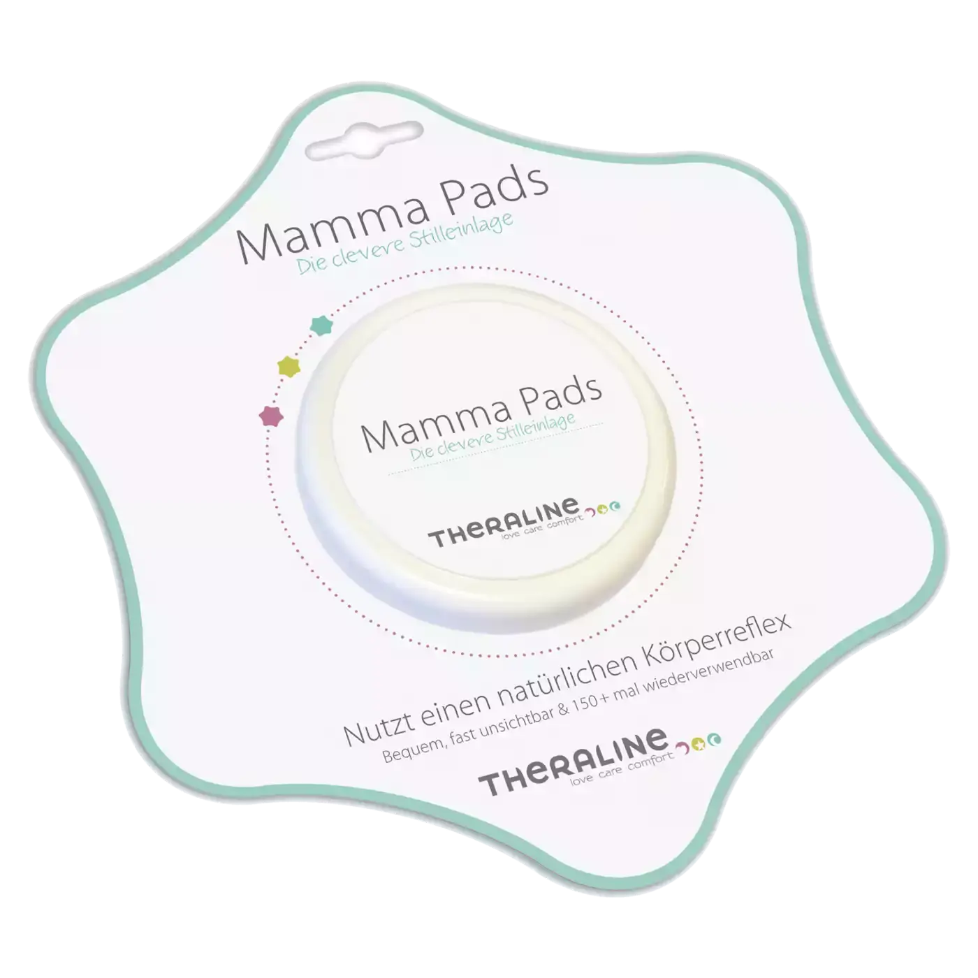 Mamma Pads - Silikonstilleinlage THERALINE Weiß Transparent 2000537335505 1