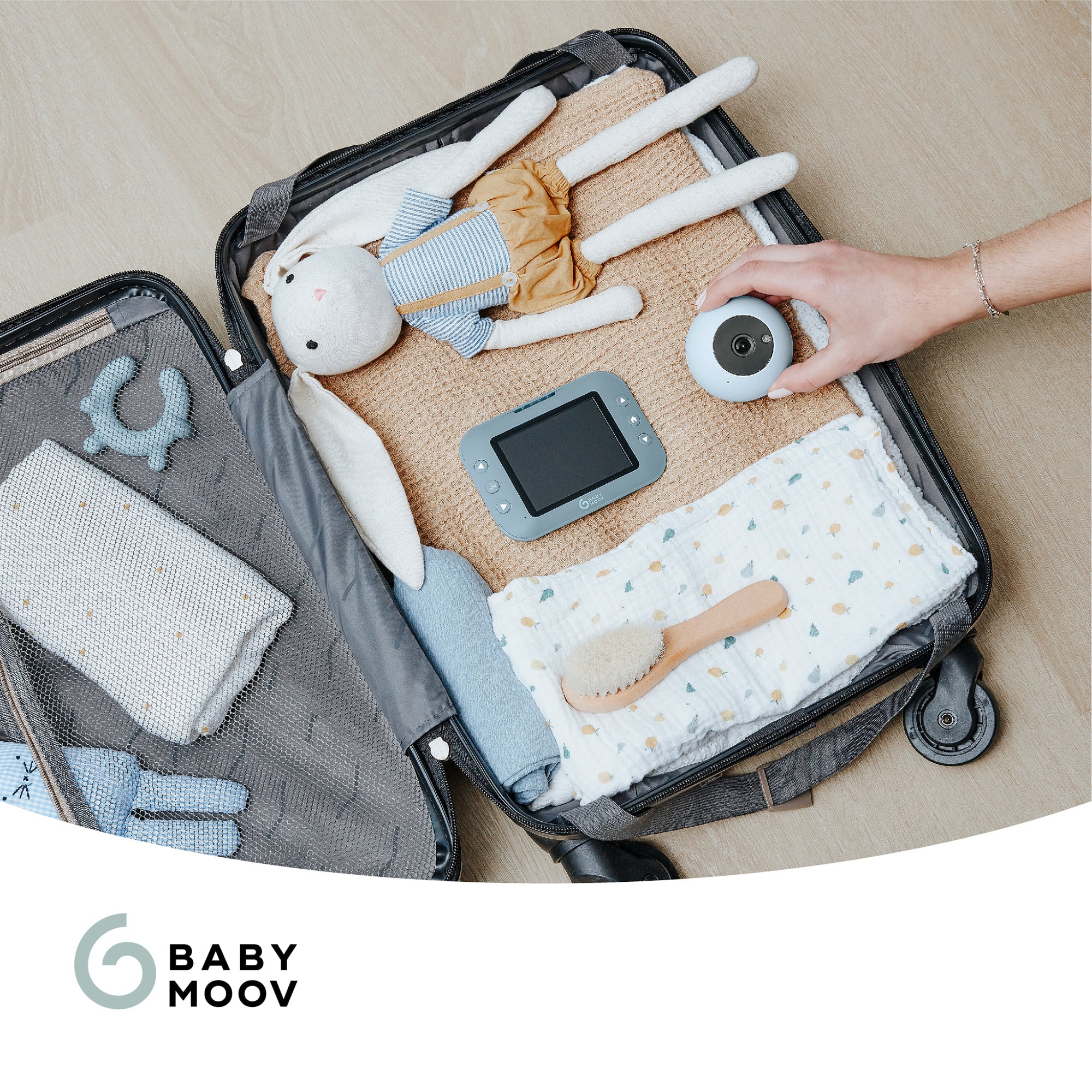 Video Babyphone, babymoov, Blau – Produktansicht