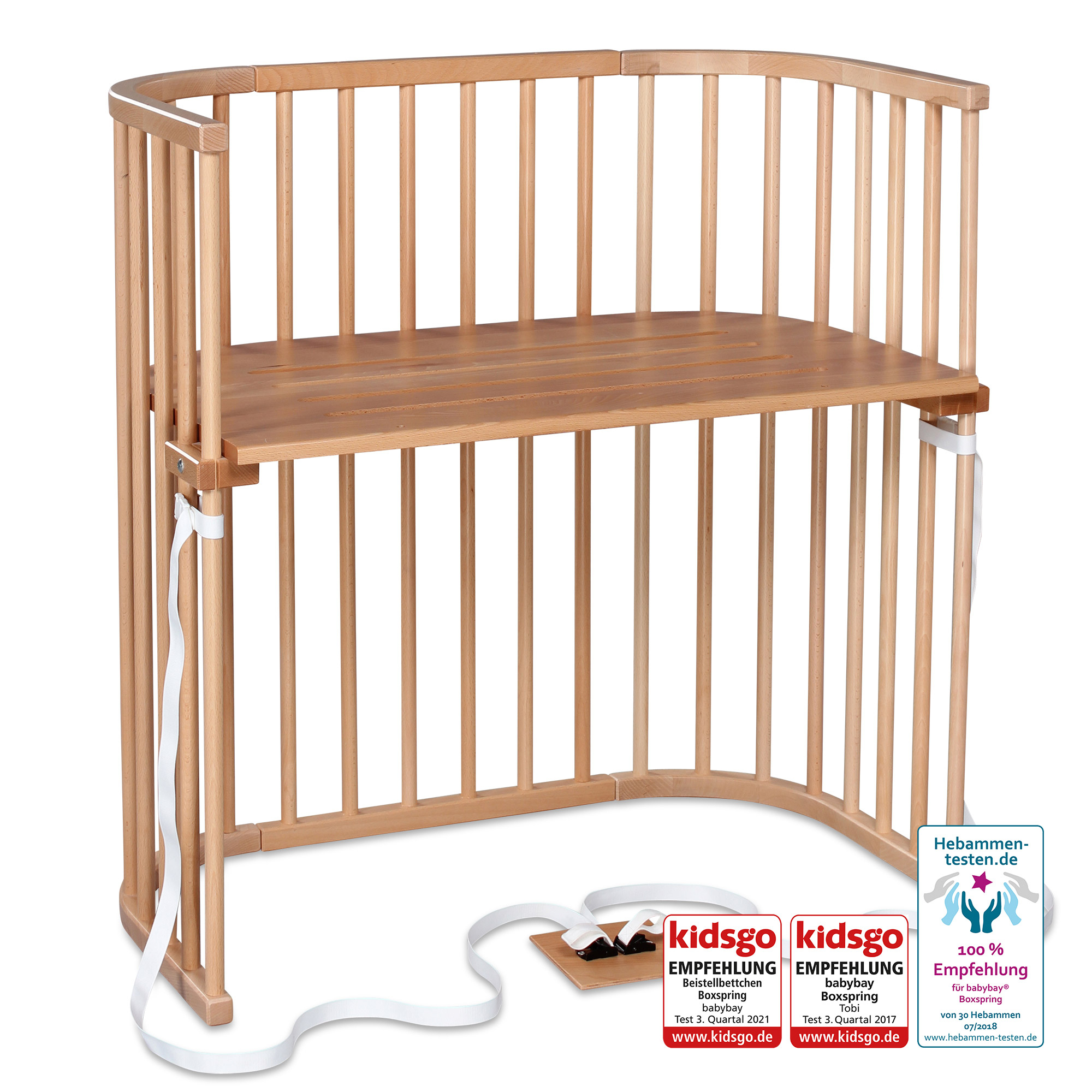Beistellbetten, babybay, Beige – Produktansicht