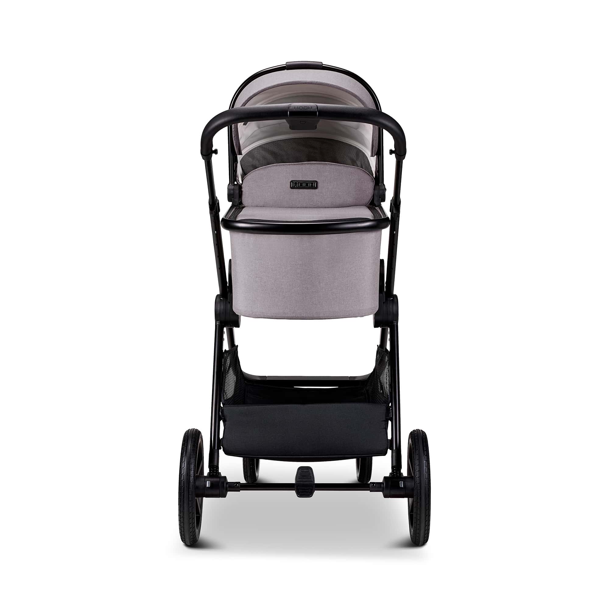 Kombi-Kinderwagen, MOON, Grau – Produktansicht