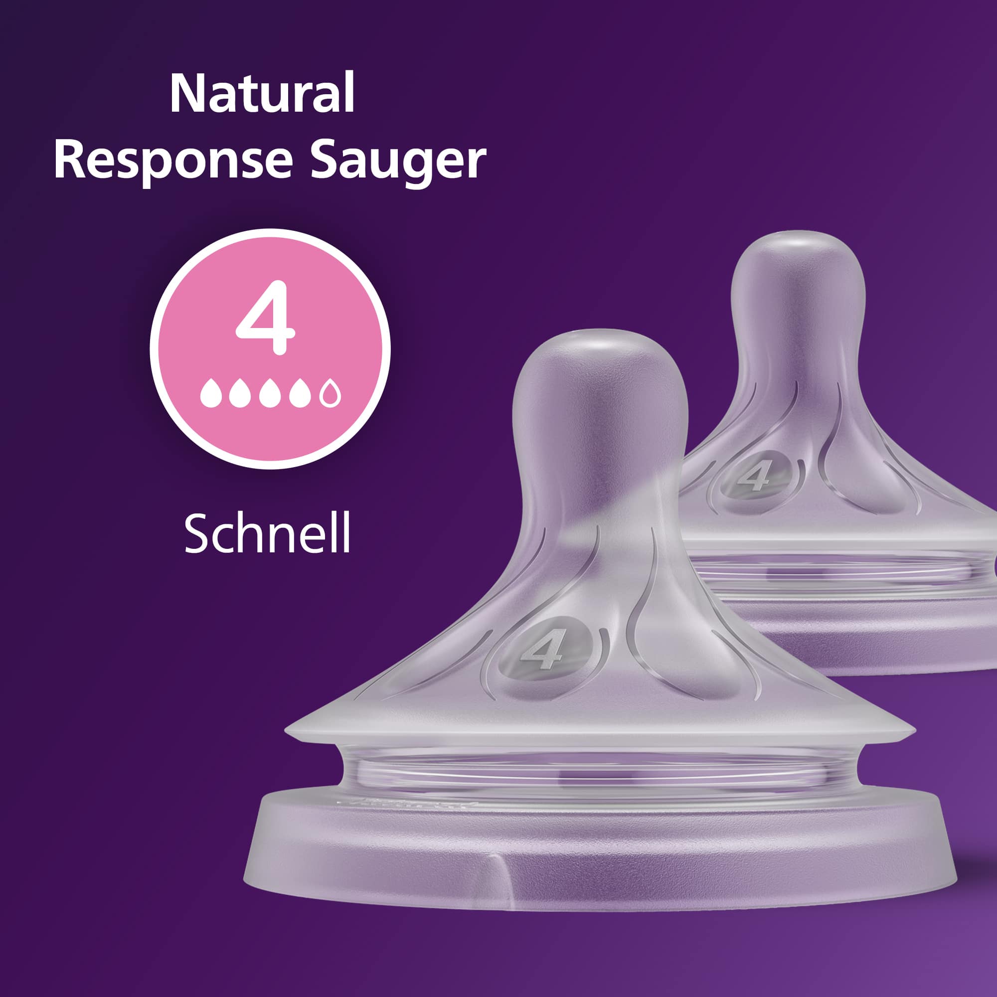 Trinksauger, PHILIPS AVENT, Transparent – Produktansicht