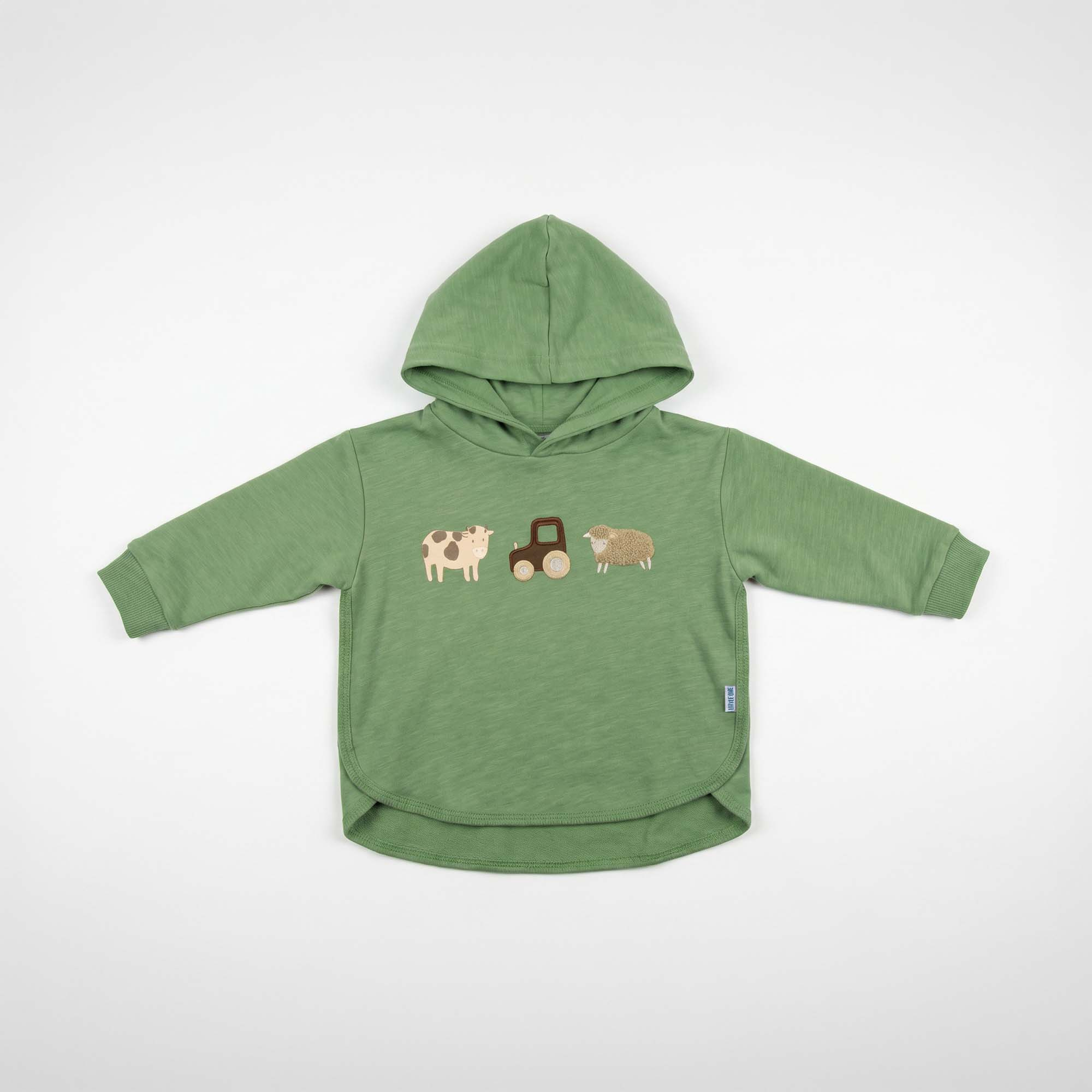Hoodies, LITTLE ONE, Grün – Produktansicht