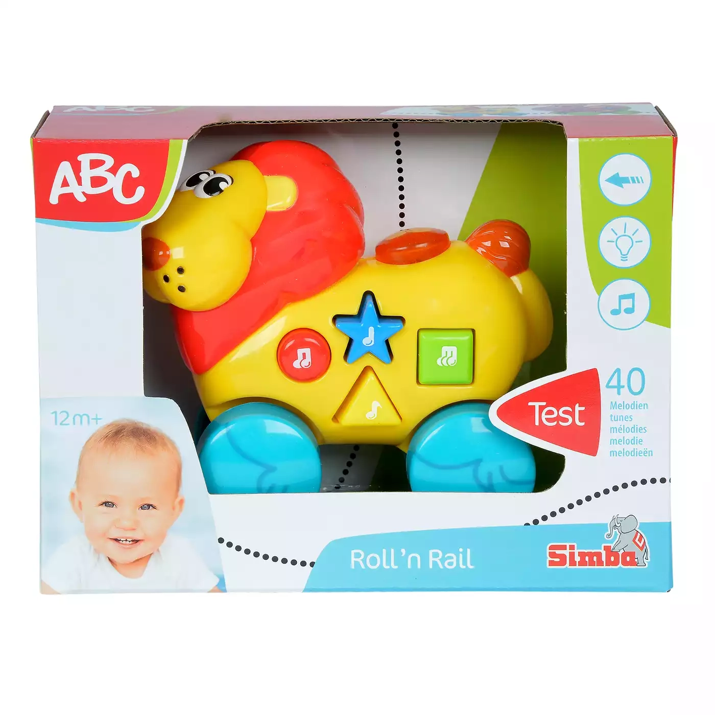 Kinderspiele, Simba, Gelb – Produktansicht