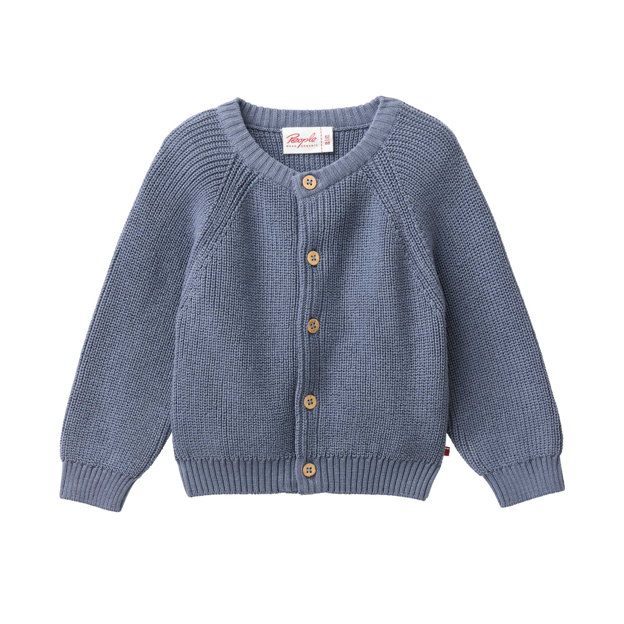 Sweat-, Fleece- & Strickjacken, People Wear Organic, Blau – Besonderheit: aus 100% Baumwolle