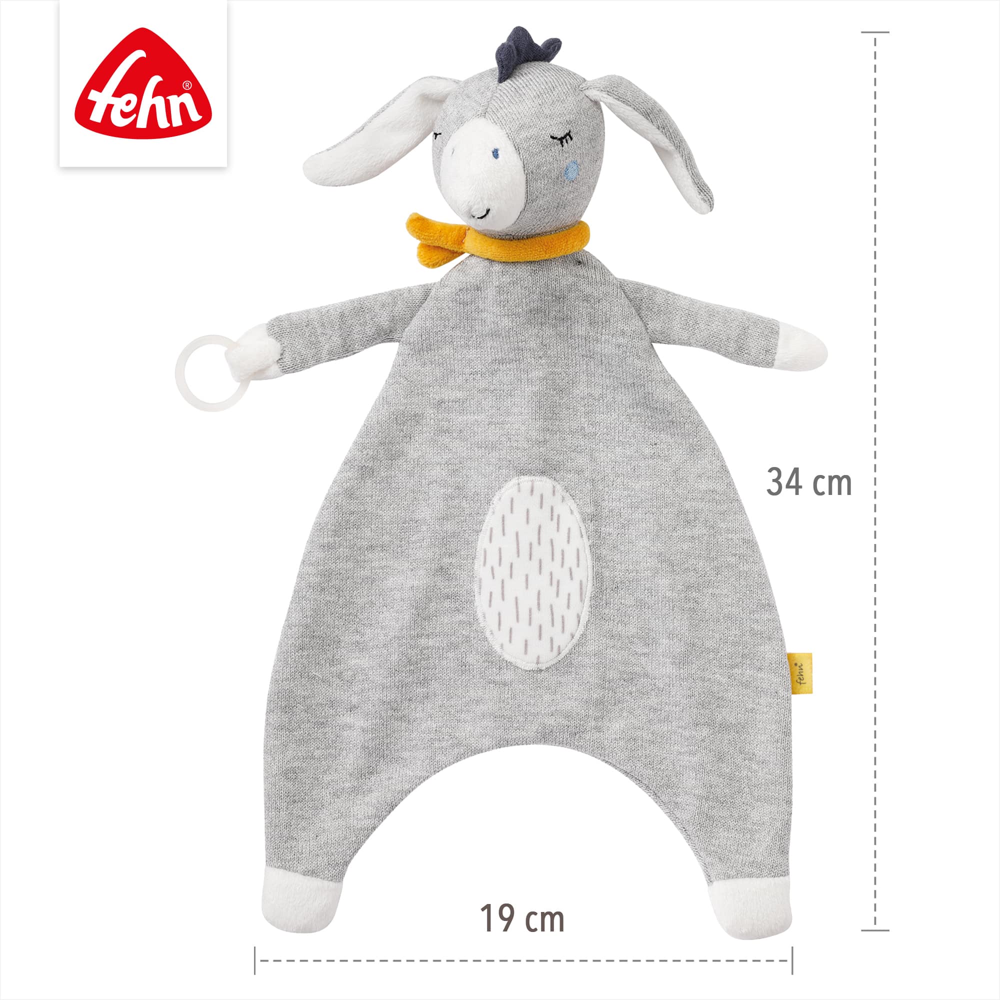 Schmusetücher, fehn, Grau – Produktansicht