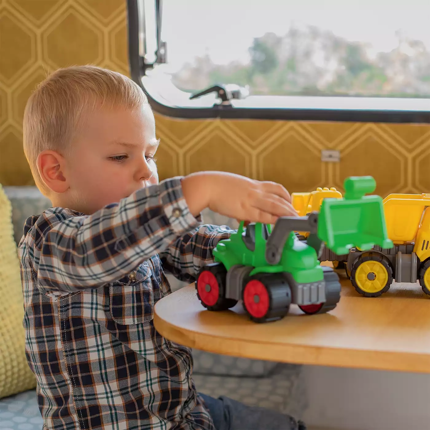 Spielzeugautos, BIG, Grün – Besonderheit: leicht zu reinigen