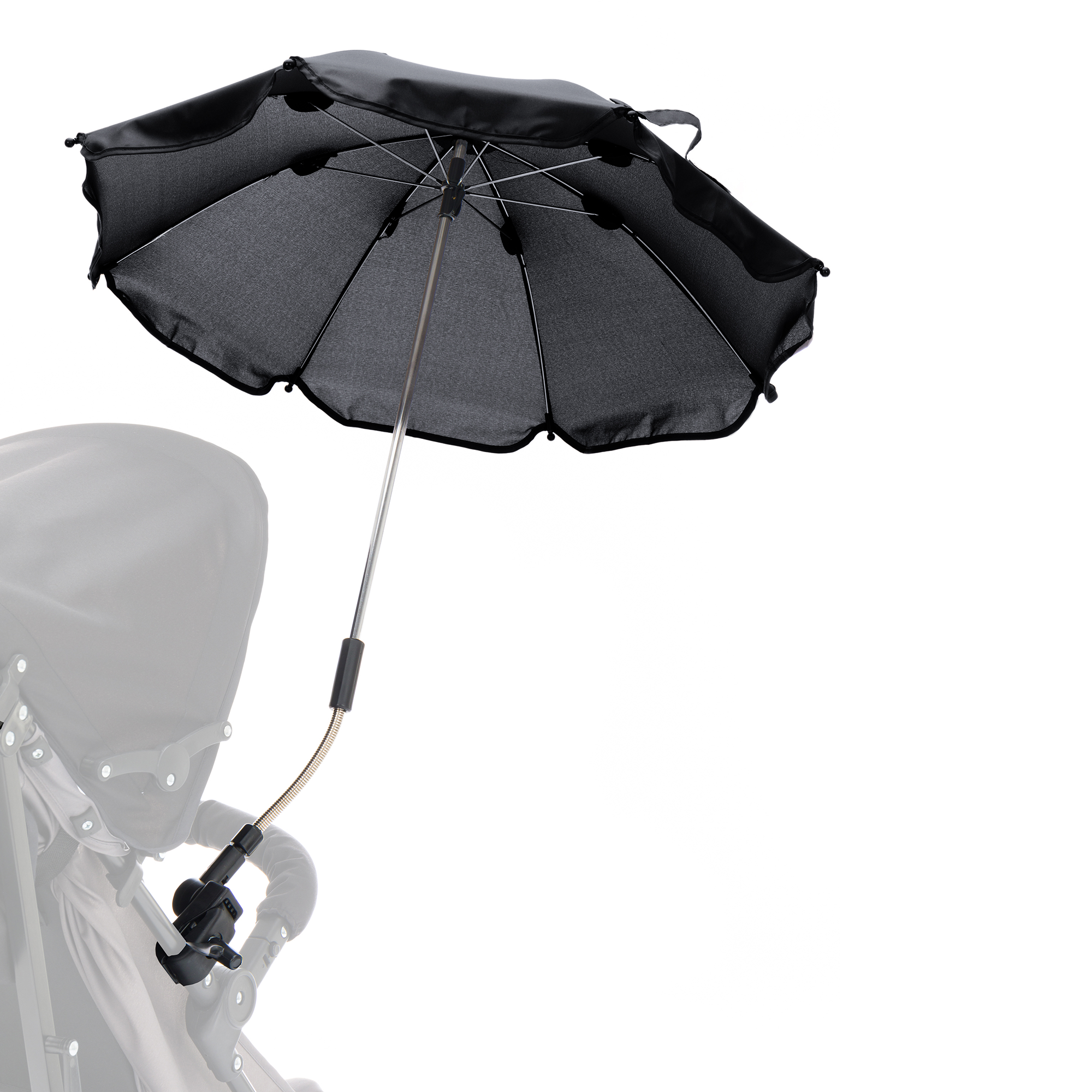 Sonnen- & Insektenschutz Kinderwagen, LITTLE ONE, Schwarz – Produktansicht