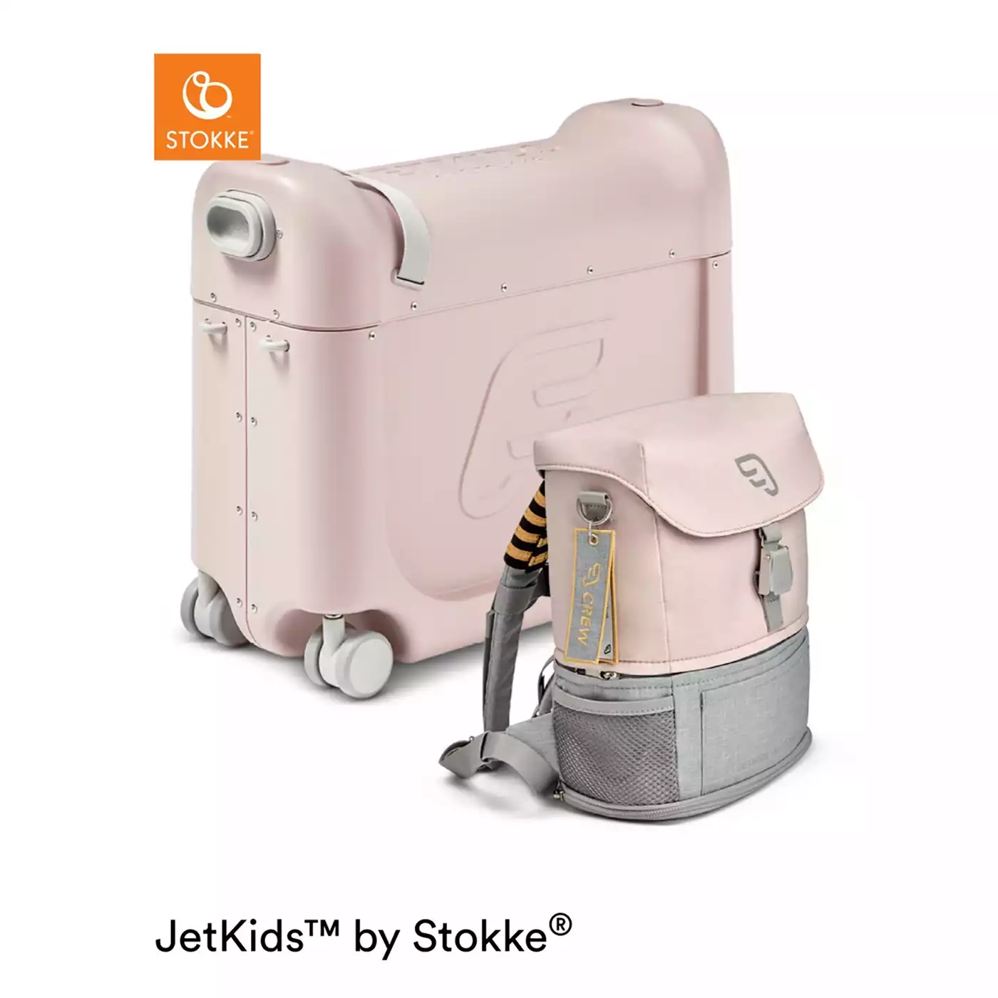 Jetkids™ Bundle BedBox™ & Crew Back Pack Pink Lemonade STOKKE Pink 2000580145731 3