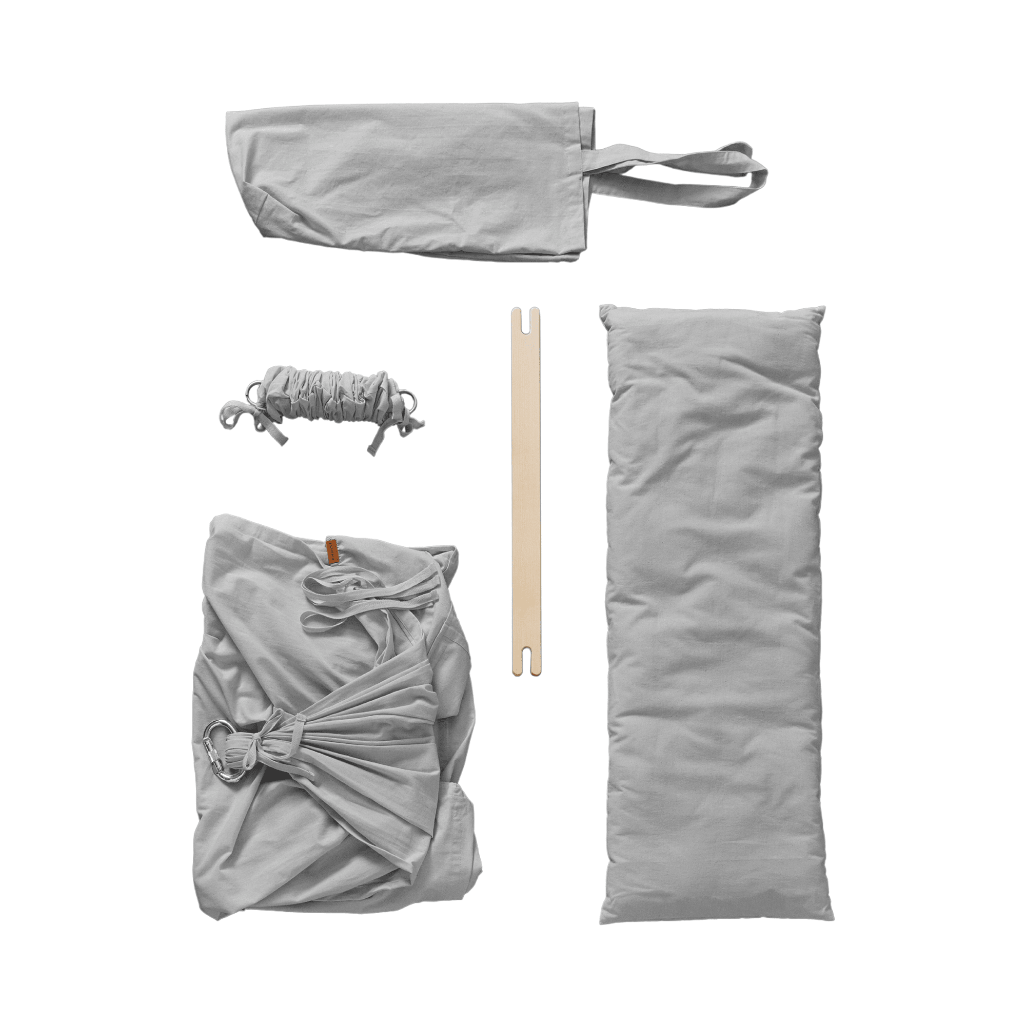 Federwiege, MEMBANTU, Grau – Produktansicht