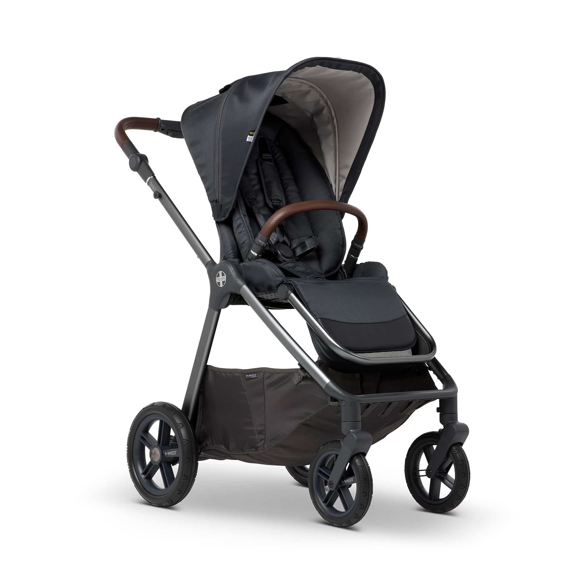 Kombi-Kinderwagen, MAST, Grau – Produktansicht
