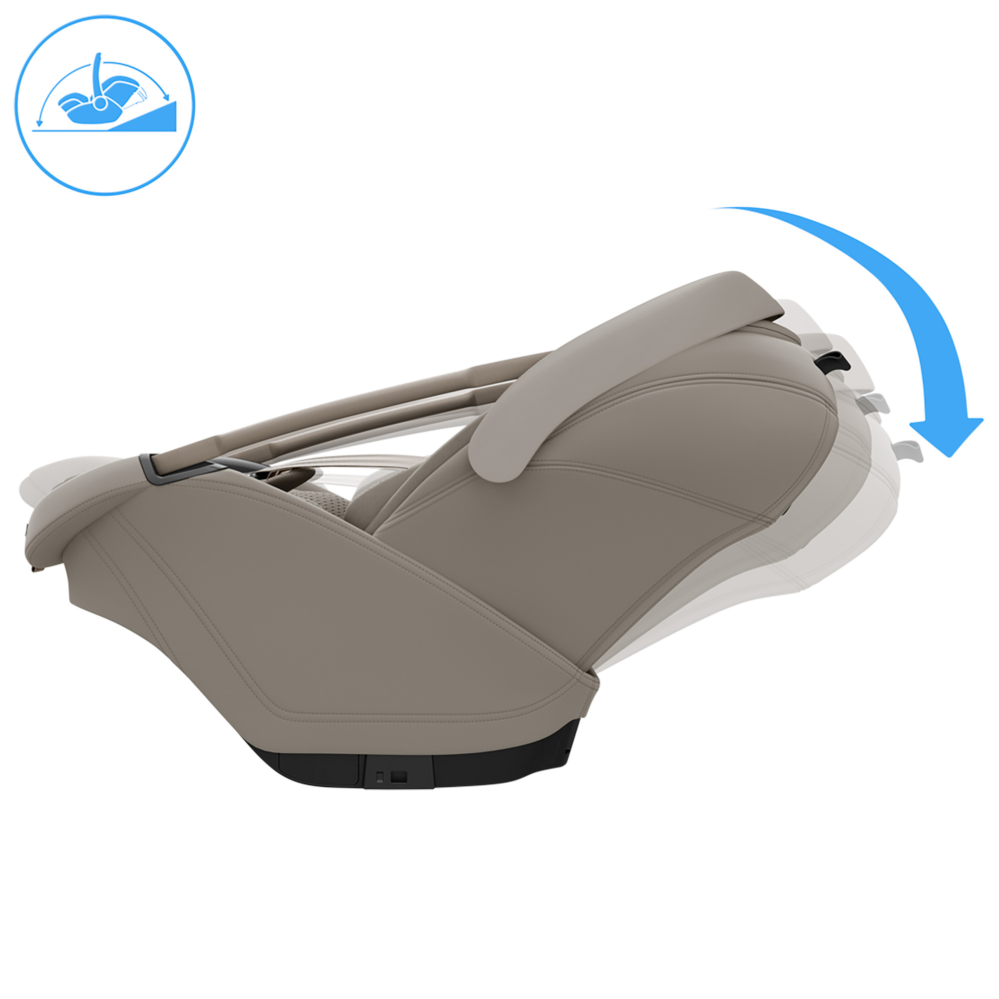 Babyschalen 0-13 kg, Gruppe 0+, MAXI-COSI Premium, Beige – Produktansicht