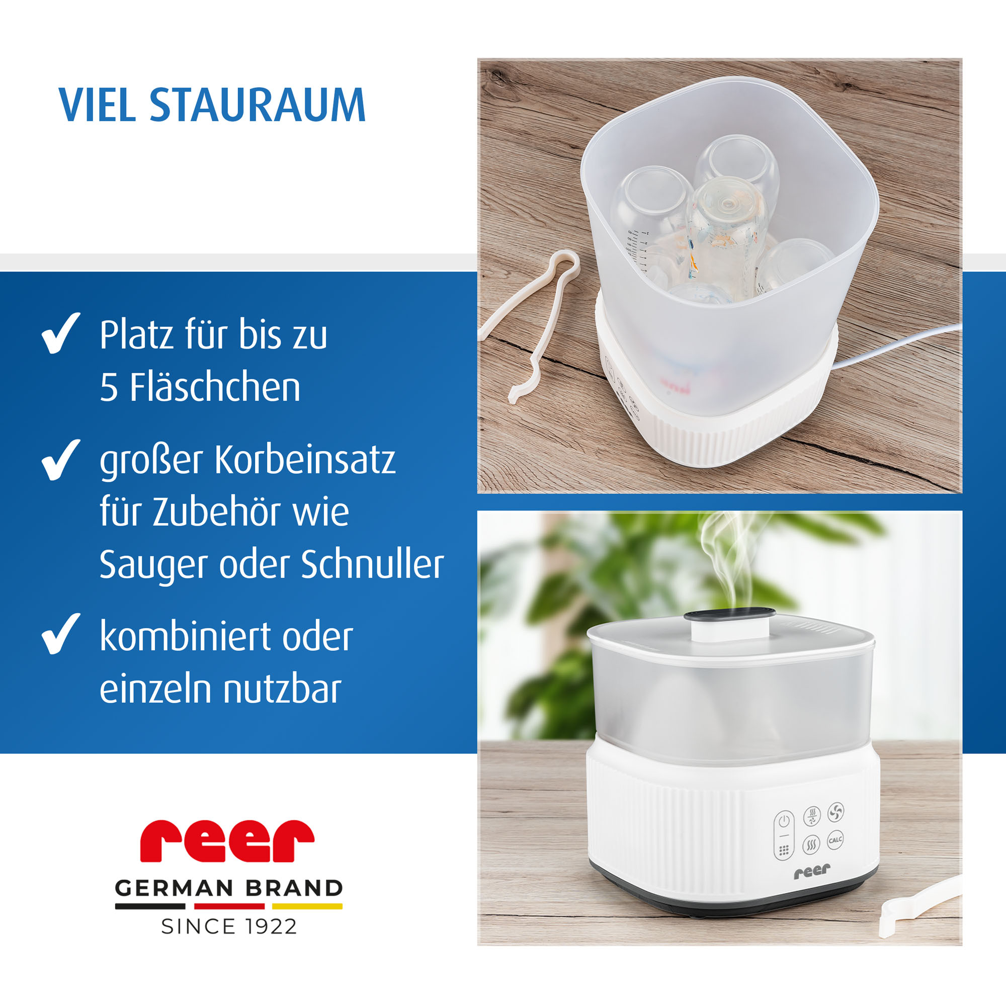 Vaporisatoren, reer, Weiß – Produktansicht