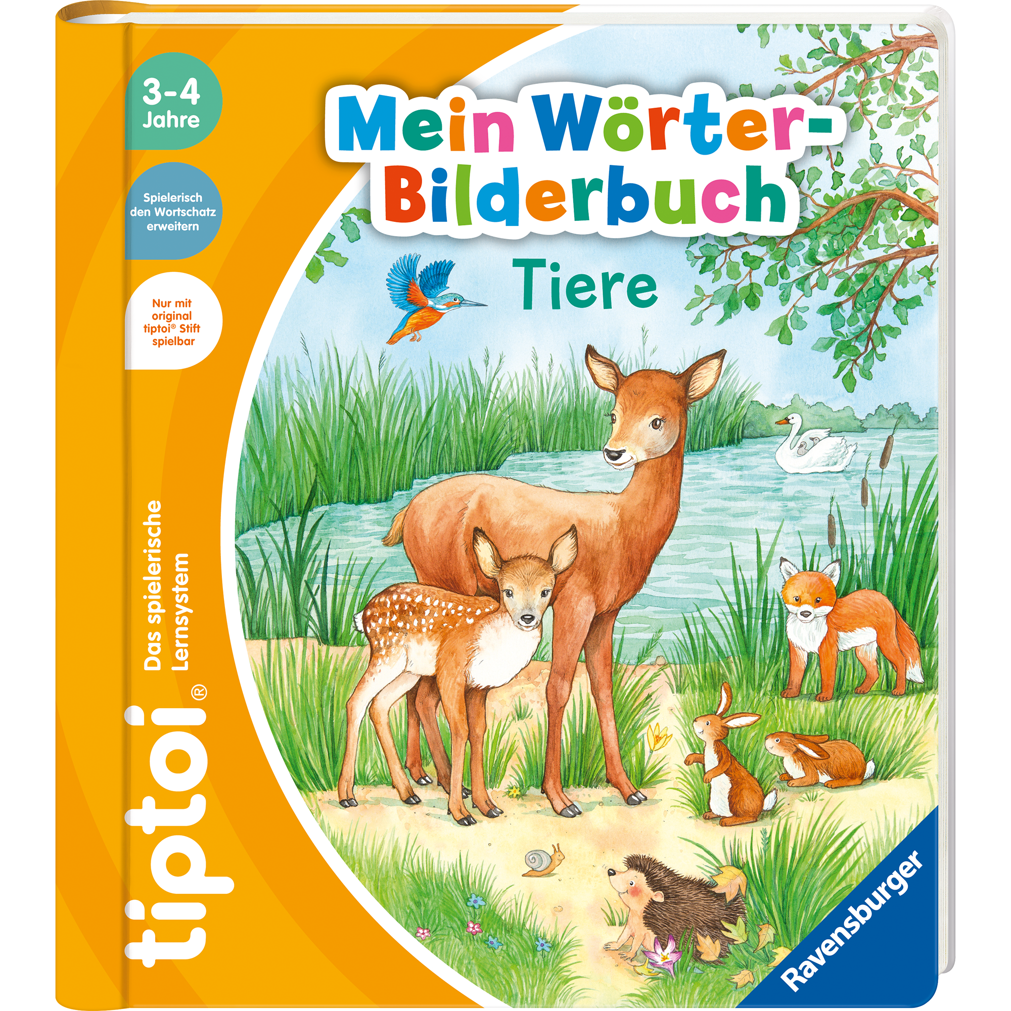 tiptoi Mein Wörter-Bilderbuch Tiere Ravensburger Blau 2000582974506 1