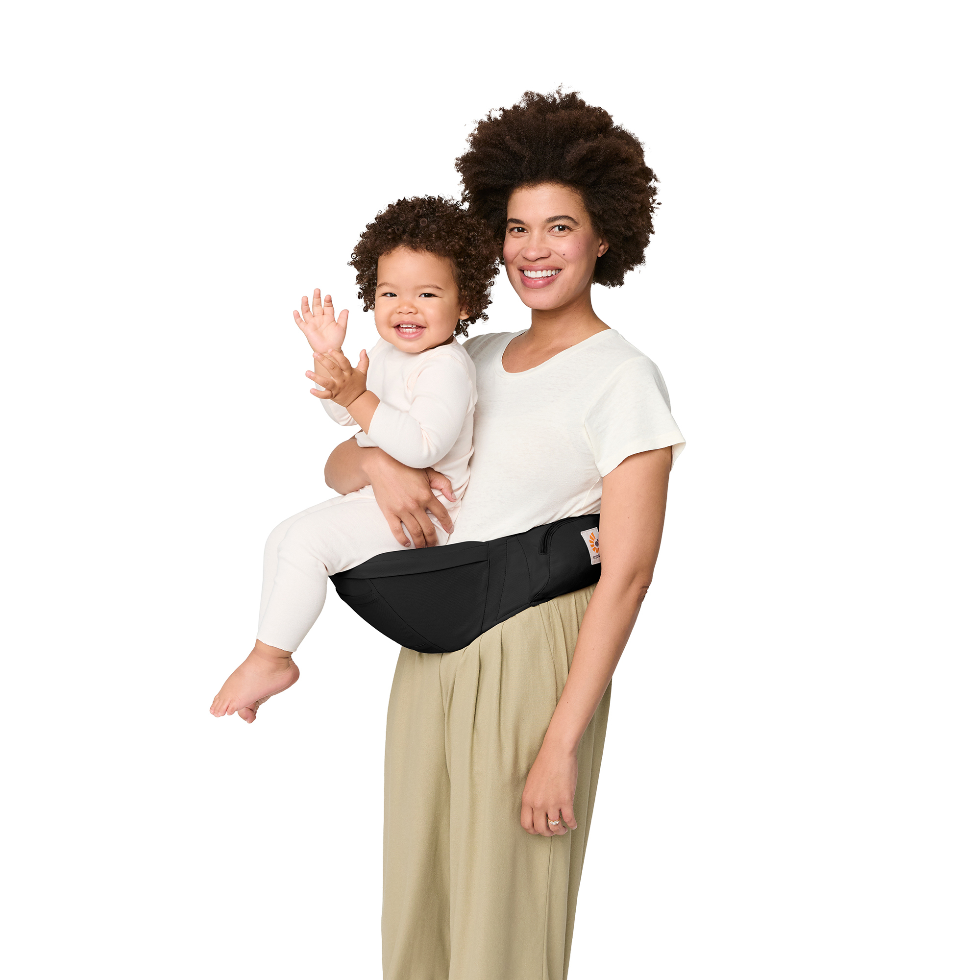 Hüfttragen, ERGObaby, Schwarz – Besonderheit: für ein einfaches Tragen von älteren Babys